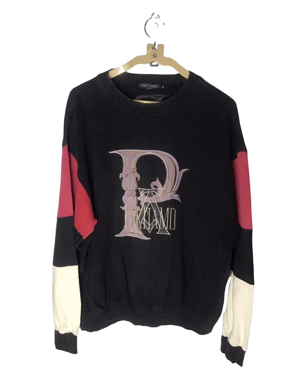 Designer × Japanese Brand Partiamo per oumo embroidered logo patchwork sleeve Size US M / EU 48-50 / 2 - 1 Thumbnail