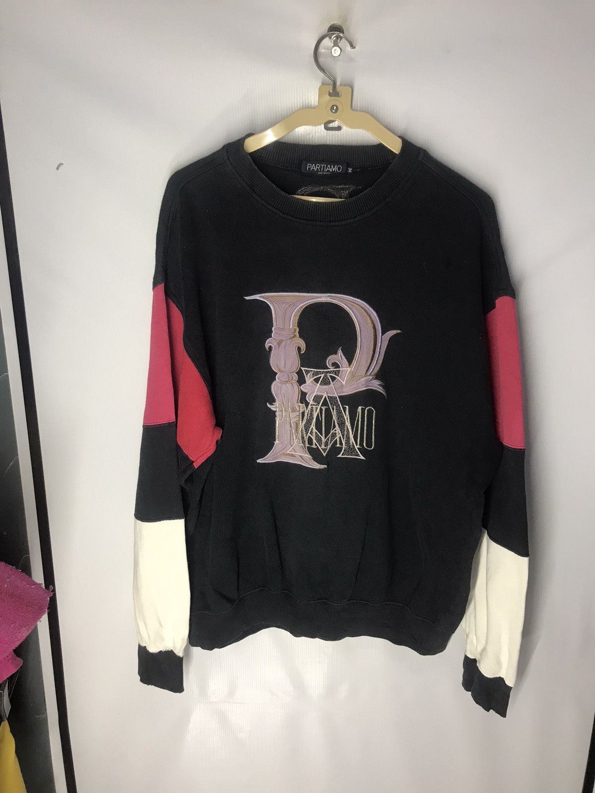Designer × Japanese Brand Partiamo per oumo embroidered logo patchwork sleeve Size US M / EU 48-50 / 2 - 8 Thumbnail
