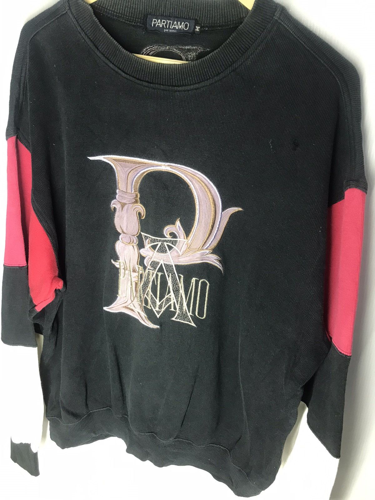 Designer × Japanese Brand Partiamo per oumo embroidered logo patchwork sleeve Size US M / EU 48-50 / 2 - 6 Thumbnail