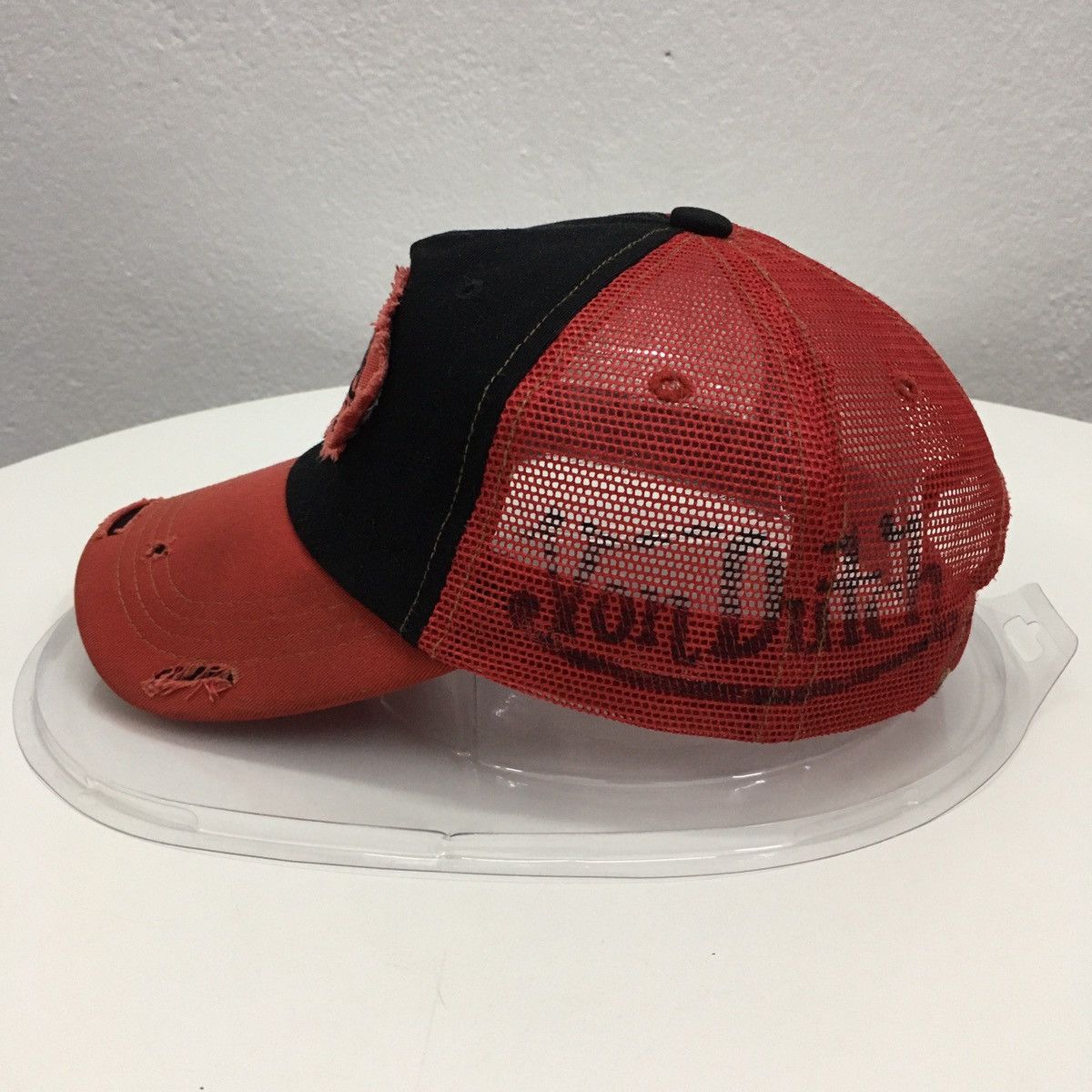 Von Dutch Rare Von Dutch Trucker Cap Mesh Distressed Design Snapback Size ONE SIZE - 3 Thumbnail