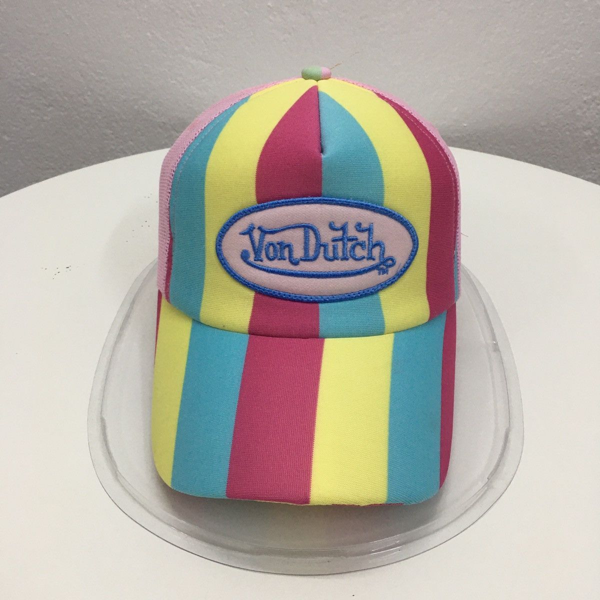 Von Dutch Rare Von Dutch Flying Eye Colour Block Trucker Cap Snapback Size ONE SIZE - 2 Thumbnail