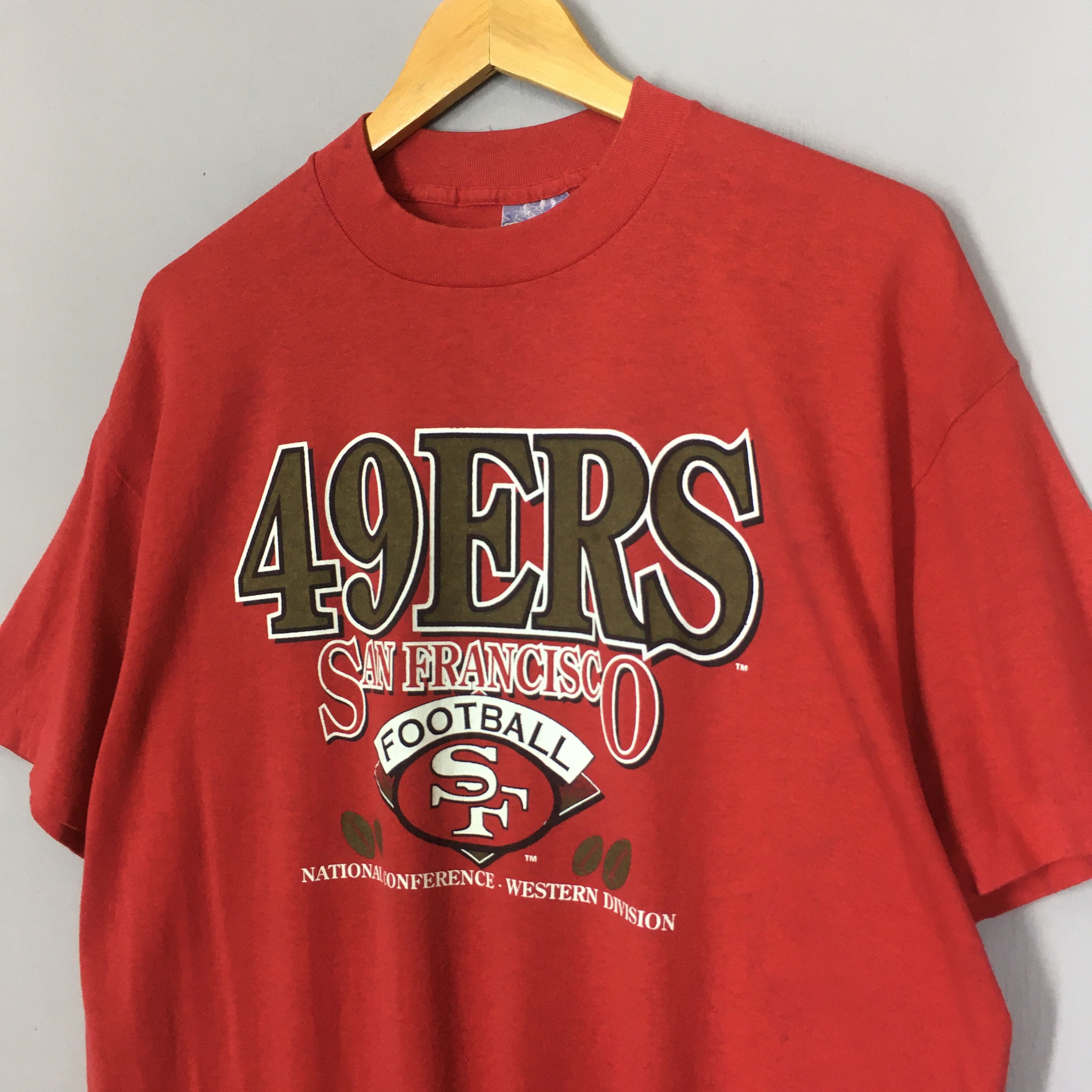 NFL × Vintage Vintage San Francisco 49ERS Nfl Tshirt Size XL Size US XL / EU 56 / 4 - 3 Thumbnail