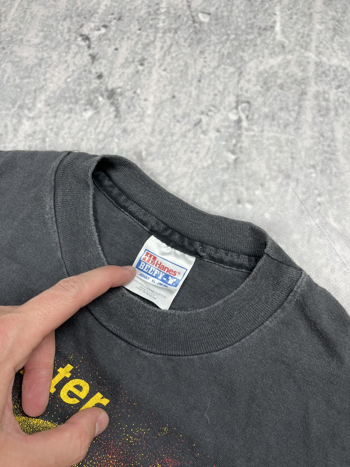 Blackbird × Vintage Vintage Firefighters Hanes tee Blackbird rare streetwear Size US XL / EU 56 / 4 - 2 Thumbnail
