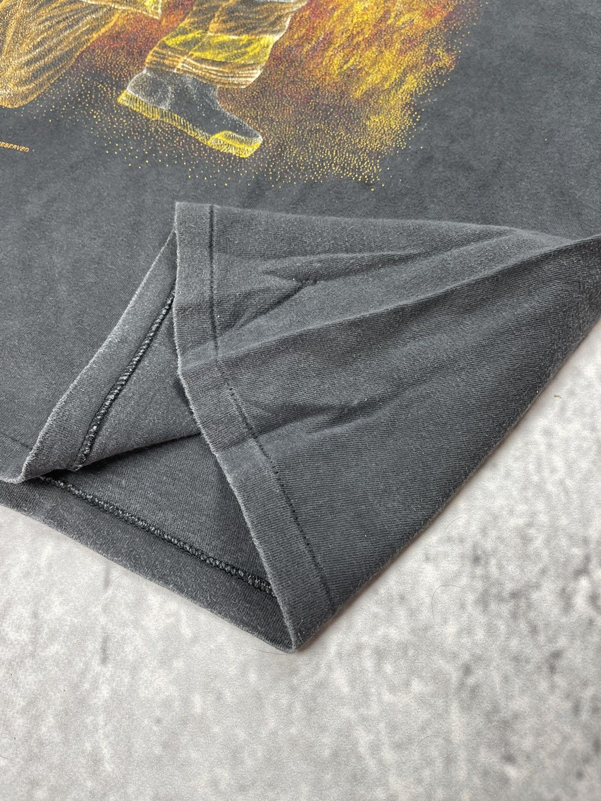 Blackbird × Vintage Vintage Firefighters Hanes tee Blackbird rare streetwear Size US XL / EU 56 / 4 - 5 Thumbnail
