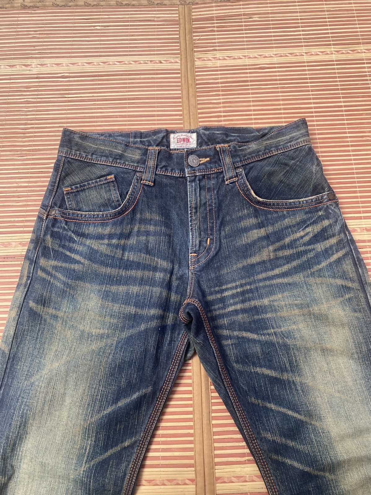 Edwin Edwin Exclusive Vintage Buckle Back Pant Size US 34 / EU 50 - 3 Thumbnail