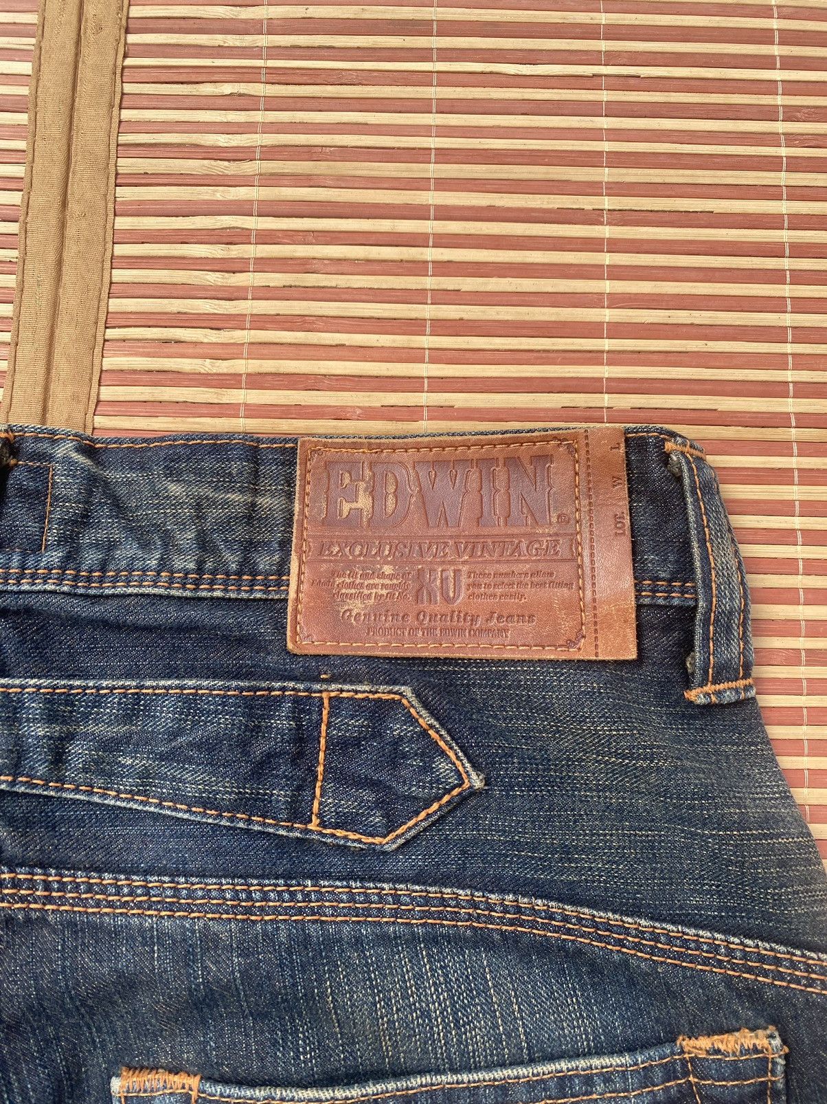 Edwin Edwin Exclusive Vintage Buckle Back Pant Size US 34 / EU 50 - 6 Thumbnail