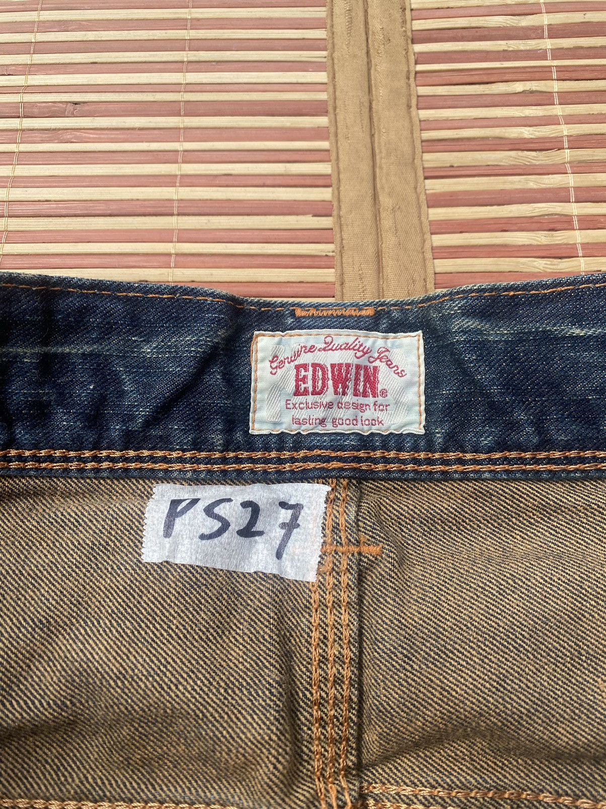 Edwin Edwin Exclusive Vintage Buckle Back Pant Size US 34 / EU 50 - 4 Thumbnail