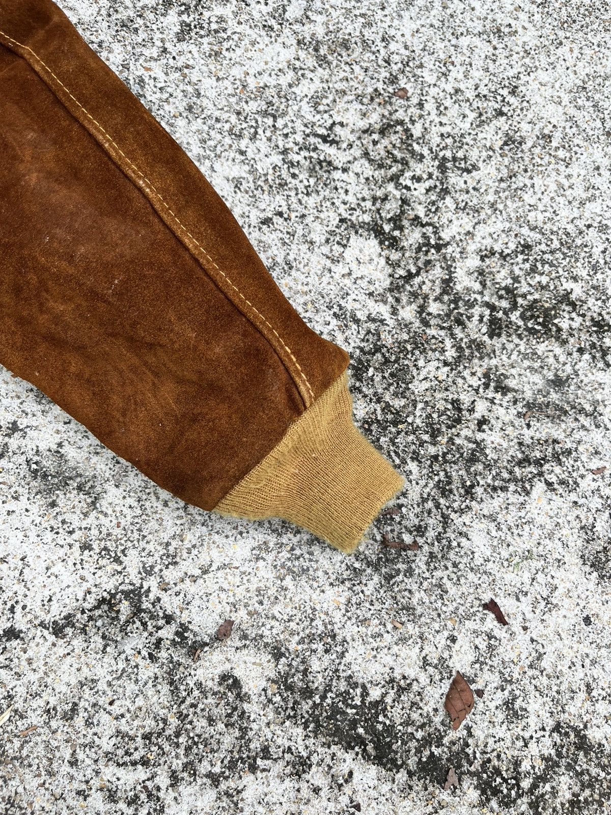 Schott × Vintage Vintage Schott NYC Suede Leather Bomber Jecket Size US M / EU 48-50 / 2 - 8 Thumbnail