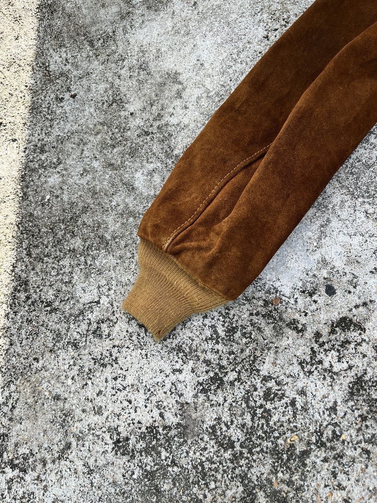 Schott × Vintage Vintage Schott NYC Suede Leather Bomber Jecket Size US M / EU 48-50 / 2 - 9 Thumbnail