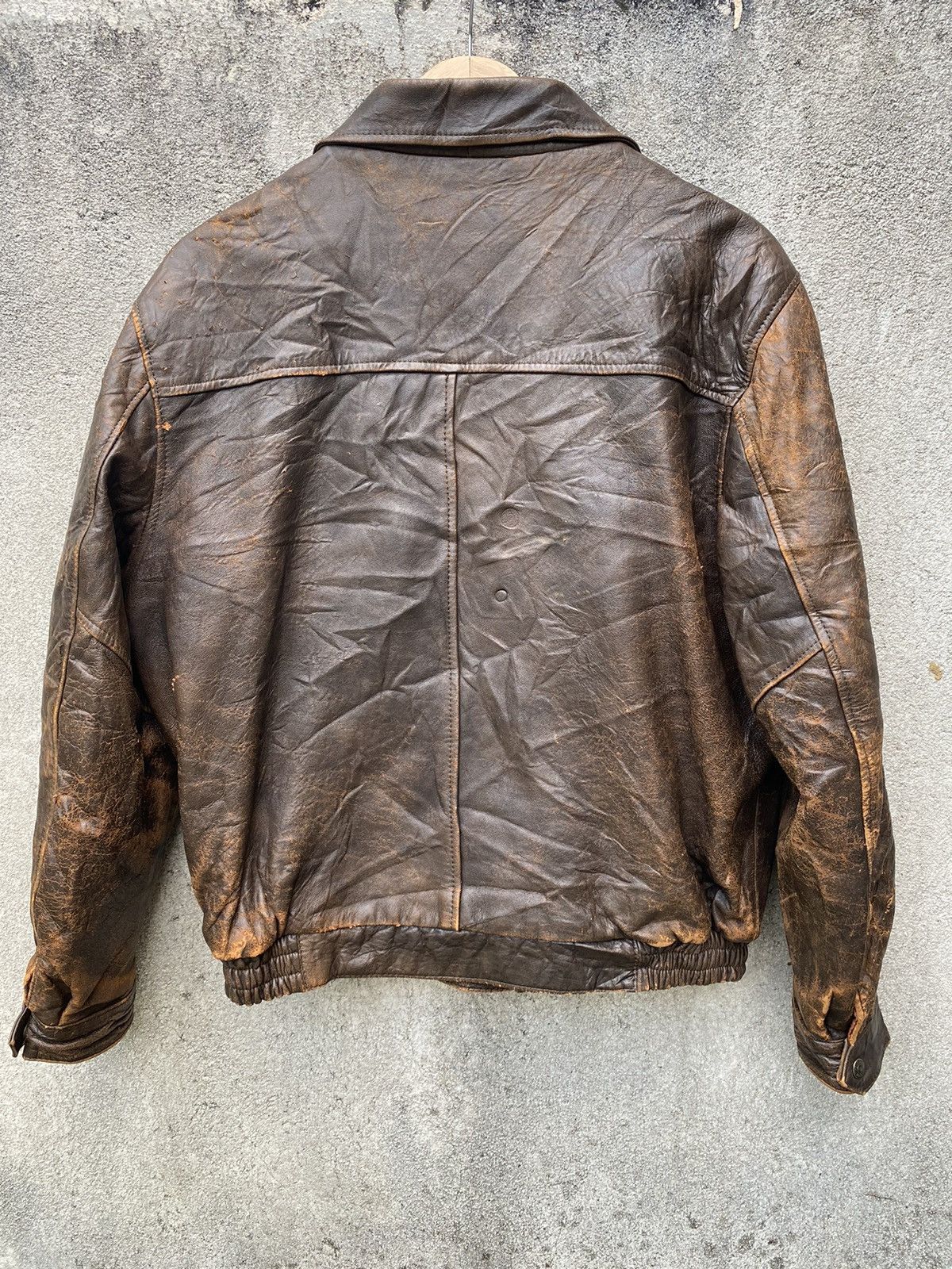 Leather Jacket × Usaf × Vintage Vintage TYPE F-2 US Army AF