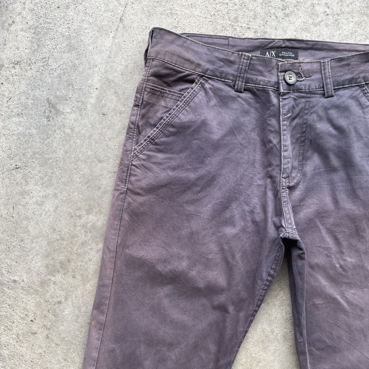 Armani Exchange Vintage Armani Exchange Faded Trousers Casual Pants Size US 30 / EU 46 - 3 Thumbnail