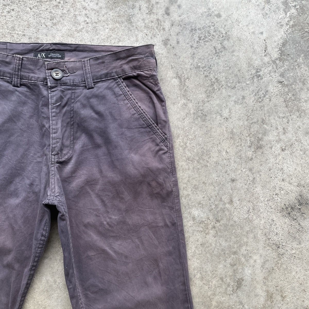 Armani Exchange Vintage Armani Exchange Faded Trousers Casual Pants Size US 30 / EU 46 - 4 Thumbnail