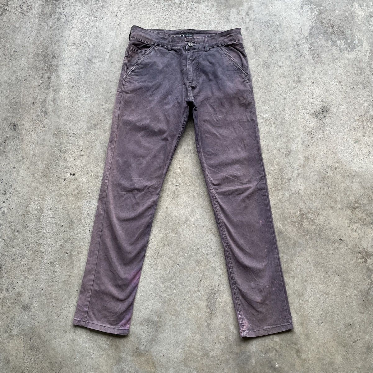 Armani Exchange Vintage Armani Exchange Faded Trousers Casual Pants Size US 30 / EU 46 - 1 Thumbnail