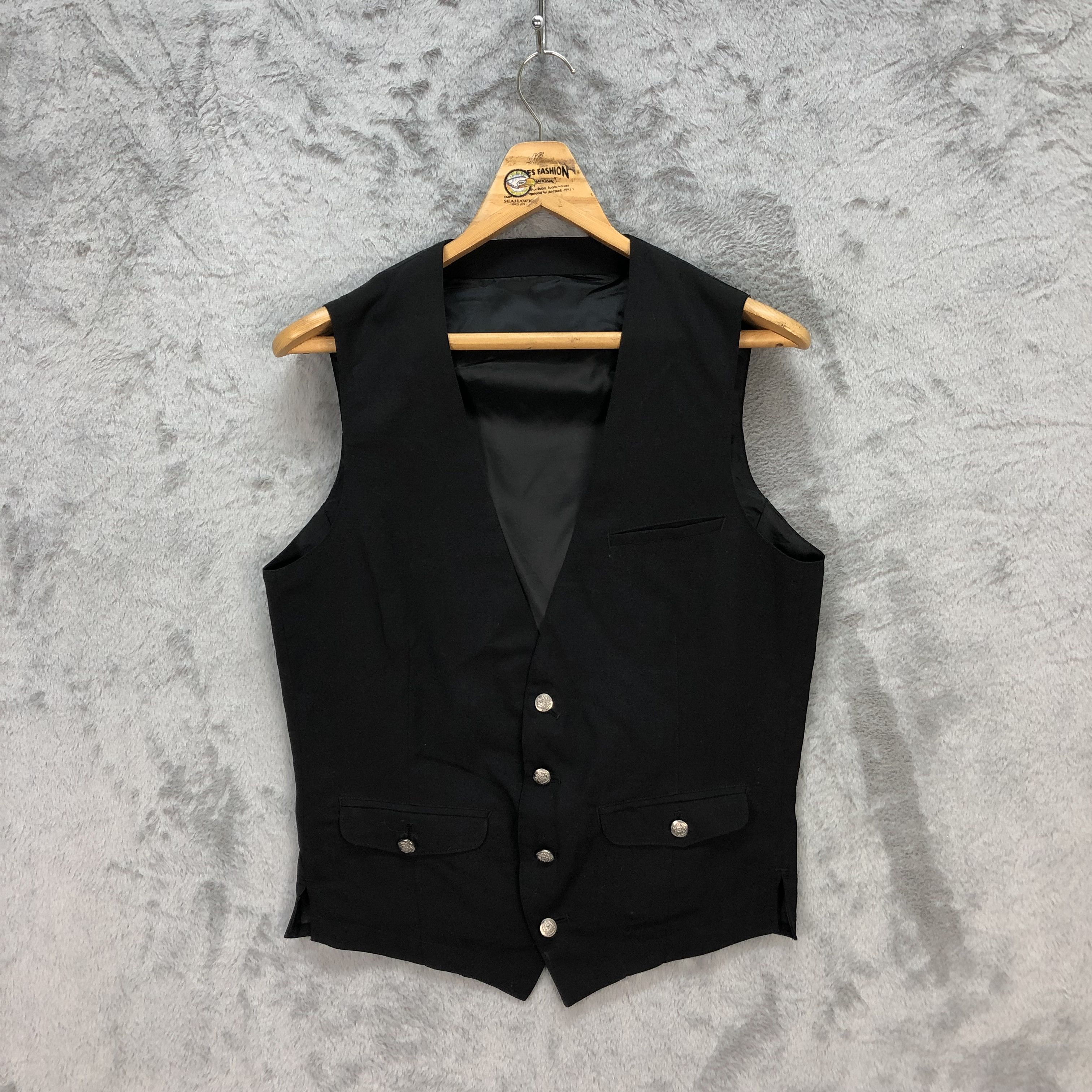 PPFM PPFM BLACK VEST #5628-194 Size US S / EU 44-46 / 1 - 1 Thumbnail