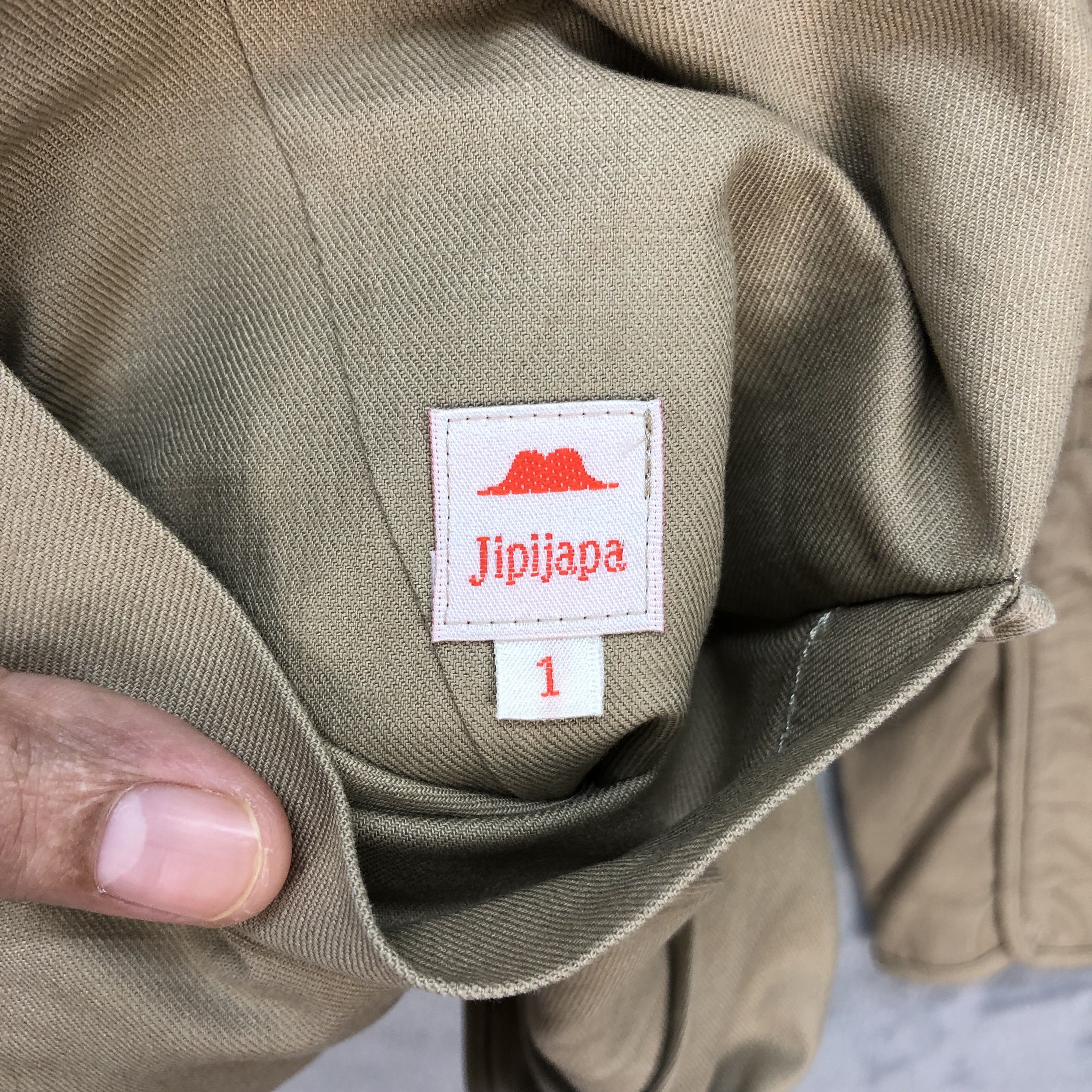 Japanese Brand JIPIJAPA NICE DESIGN ZIPPER BEIGI JACKET / COAT #5740-204 Size US S / EU 44-46 / 1 - 8 Thumbnail