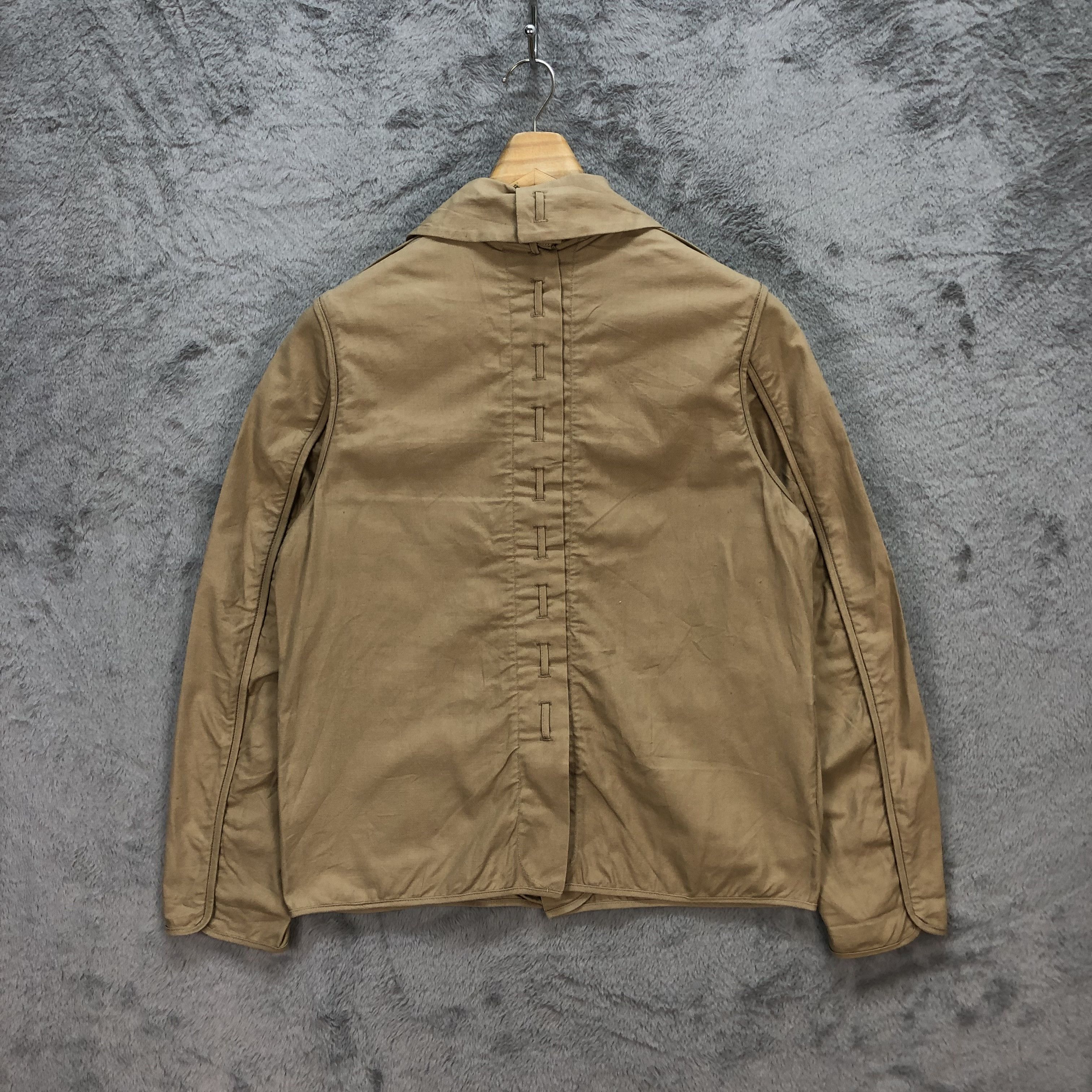 Japanese Brand JIPIJAPA NICE DESIGN ZIPPER BEIGI JACKET / COAT #5740-204 Size US S / EU 44-46 / 1 - 11 Thumbnail