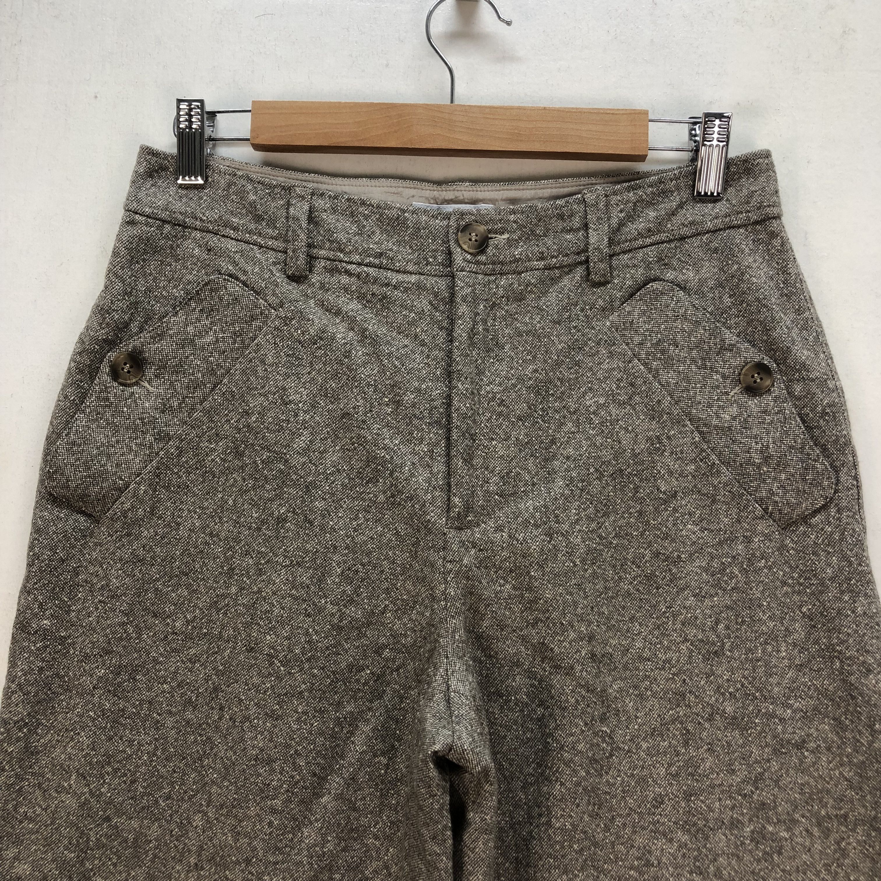 agnes b. AGNES B PARIS 3 QUARTER WOOL PANTS #6813-89 Size 29" - 2 Thumbnail
