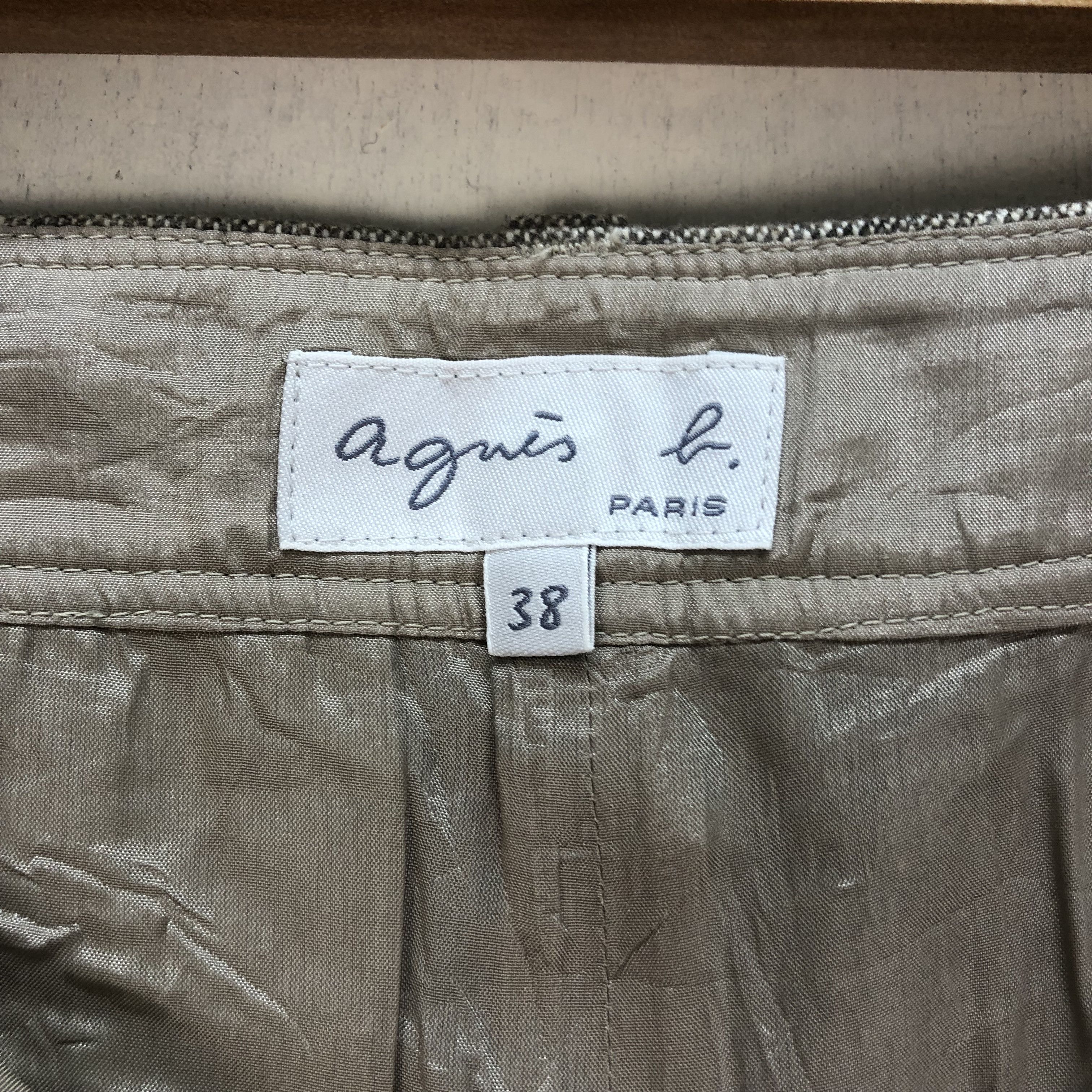 agnes b. AGNES B PARIS 3 QUARTER WOOL PANTS #6813-89 Size 29" - 6 Thumbnail