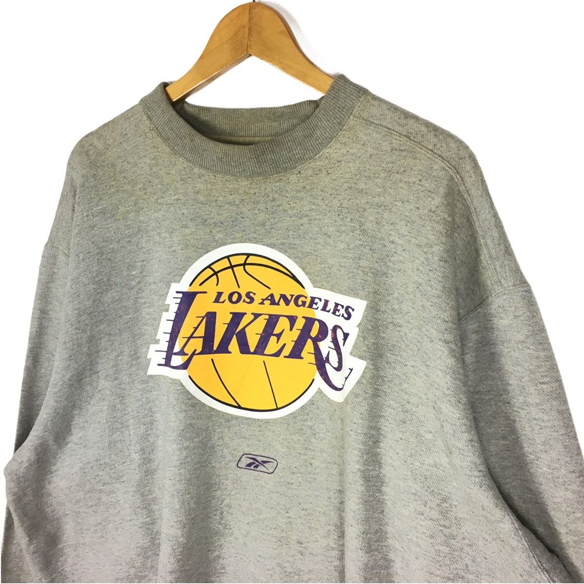 NBA vintage lakers los angeles basketball jumper pullover Size US XXL / EU 58 / 5 - 4 Thumbnail