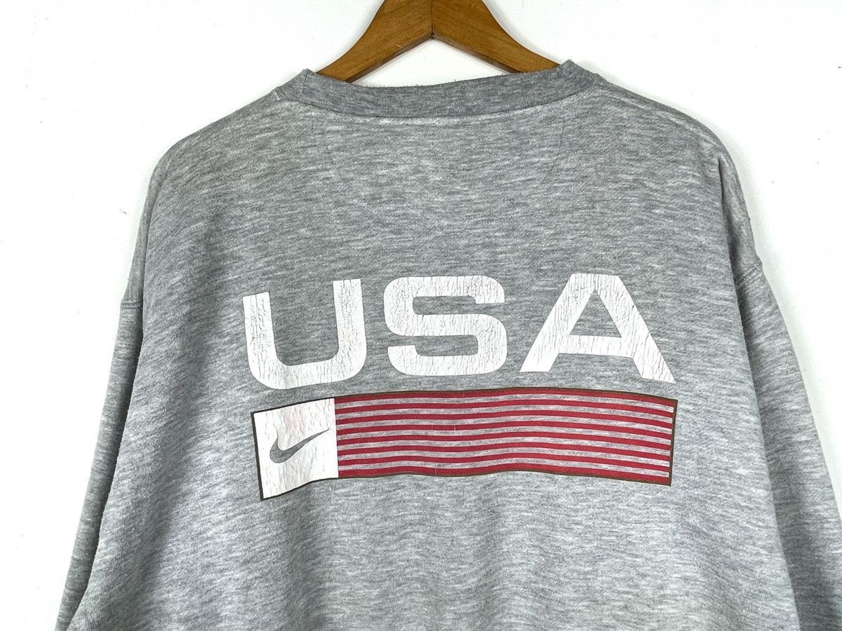 Nike vintage nike swoosh usa jumper pullover sweatshirt Size US L / EU 52-54 / 3 - 5 Thumbnail