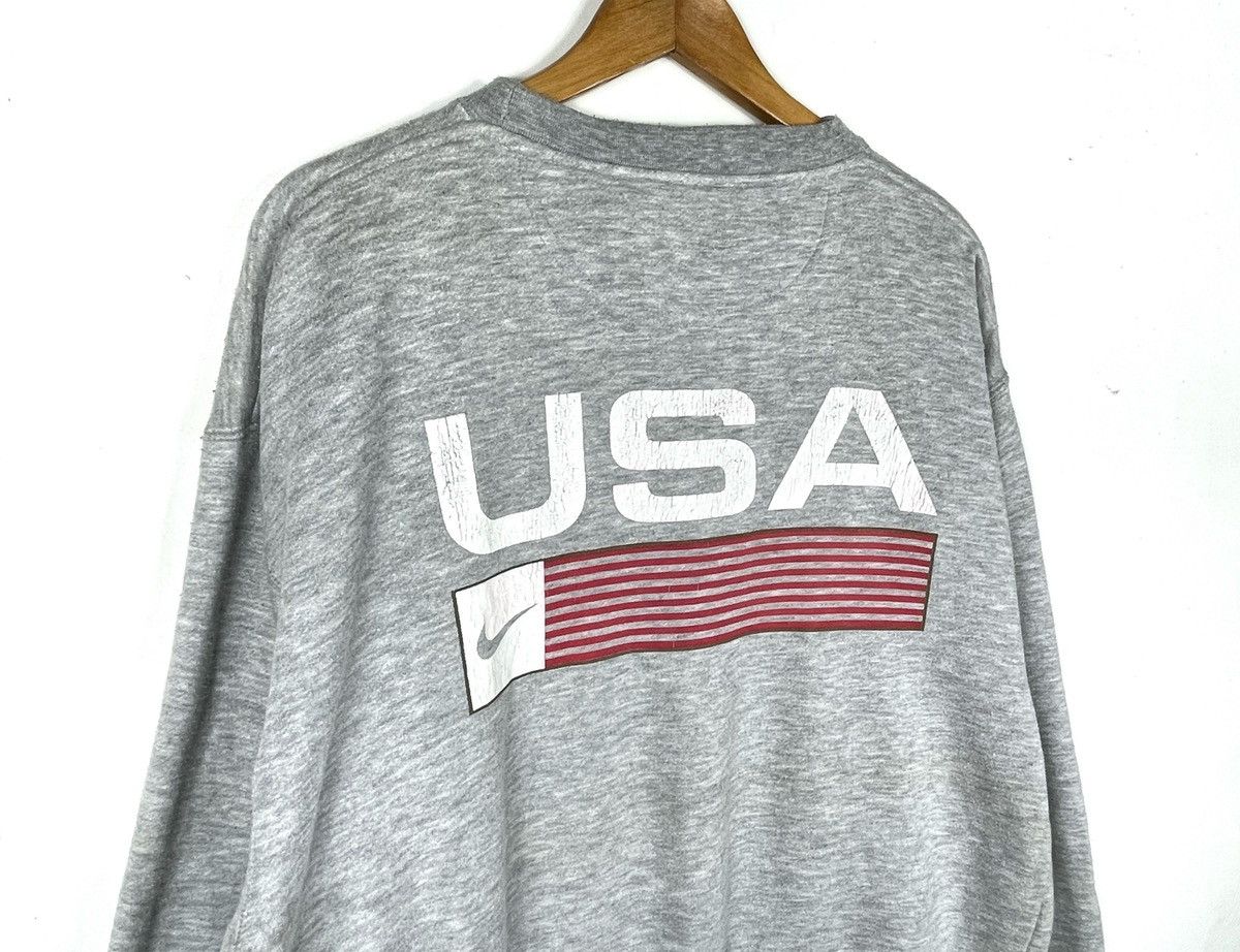Nike vintage nike swoosh usa jumper pullover sweatshirt Size US L / EU 52-54 / 3 - 3 Thumbnail