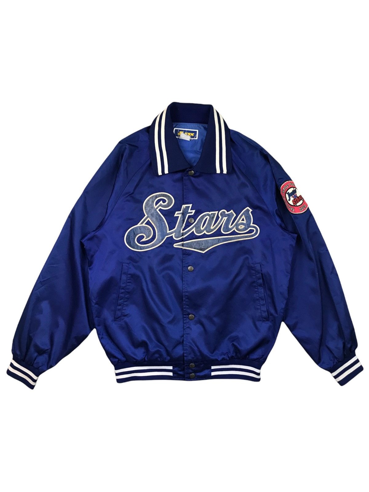 MLB TAKASHI TACHIKAWA JUNIOR STARS BASEBALL 2004 VARSITY JACKET Size US M / EU 48-50 / 2 - 1 Thumbnail