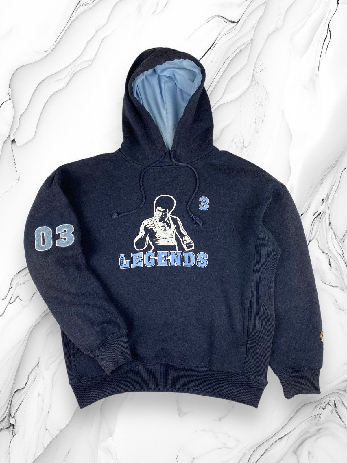 Vintage Vintage Bruce Lee Legends Hoodie Size US M / EU 48-50 / 2 - 1 Thumbnail