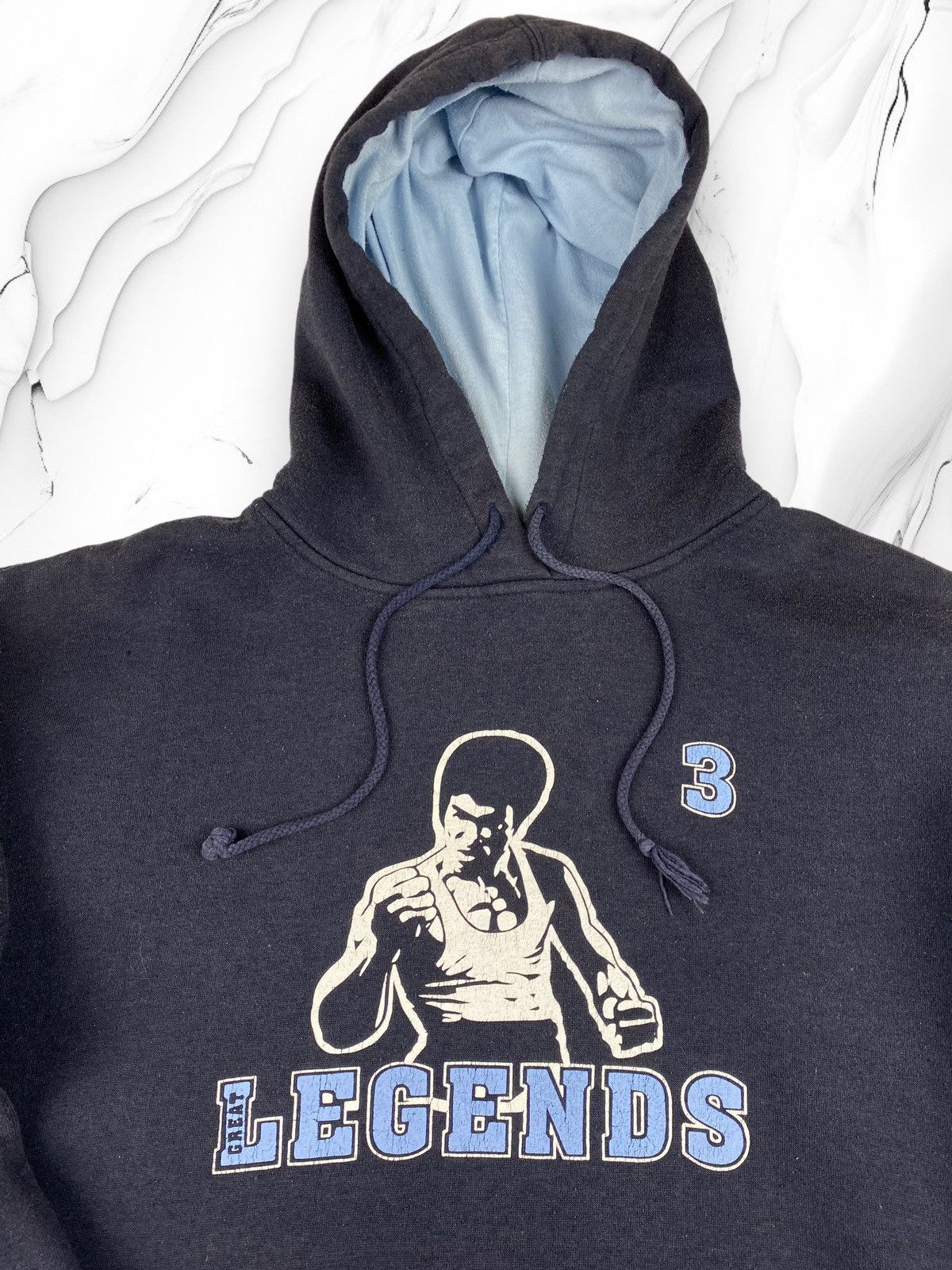 Vintage Vintage Bruce Lee Legends Hoodie Size US M / EU 48-50 / 2 - 5 Thumbnail