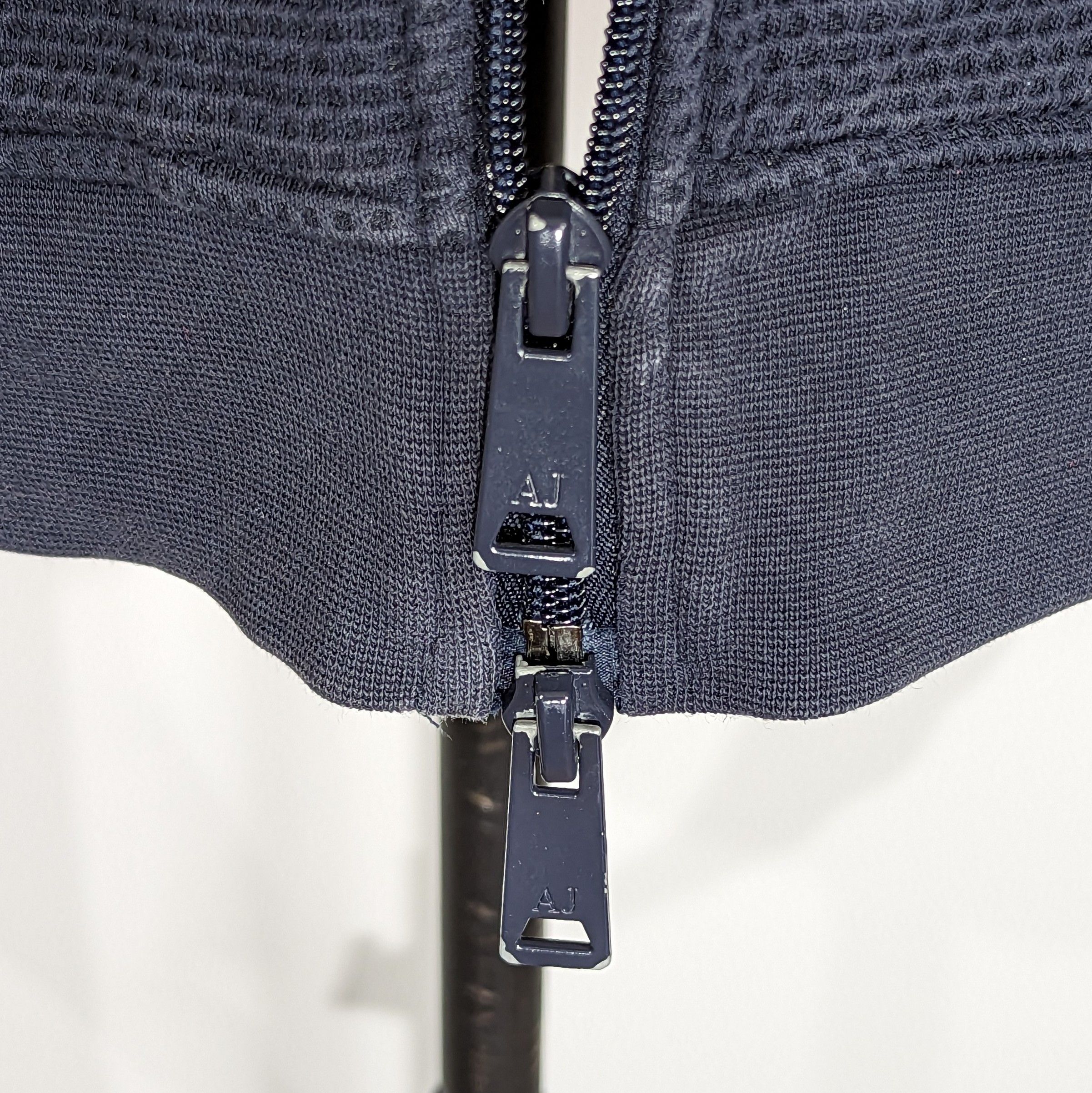 Armani Armani Jeans Men's Zip Knitted Sweater XL Navy Luxury Brand Size US XL / EU 56 / 4 - 8 Thumbnail
