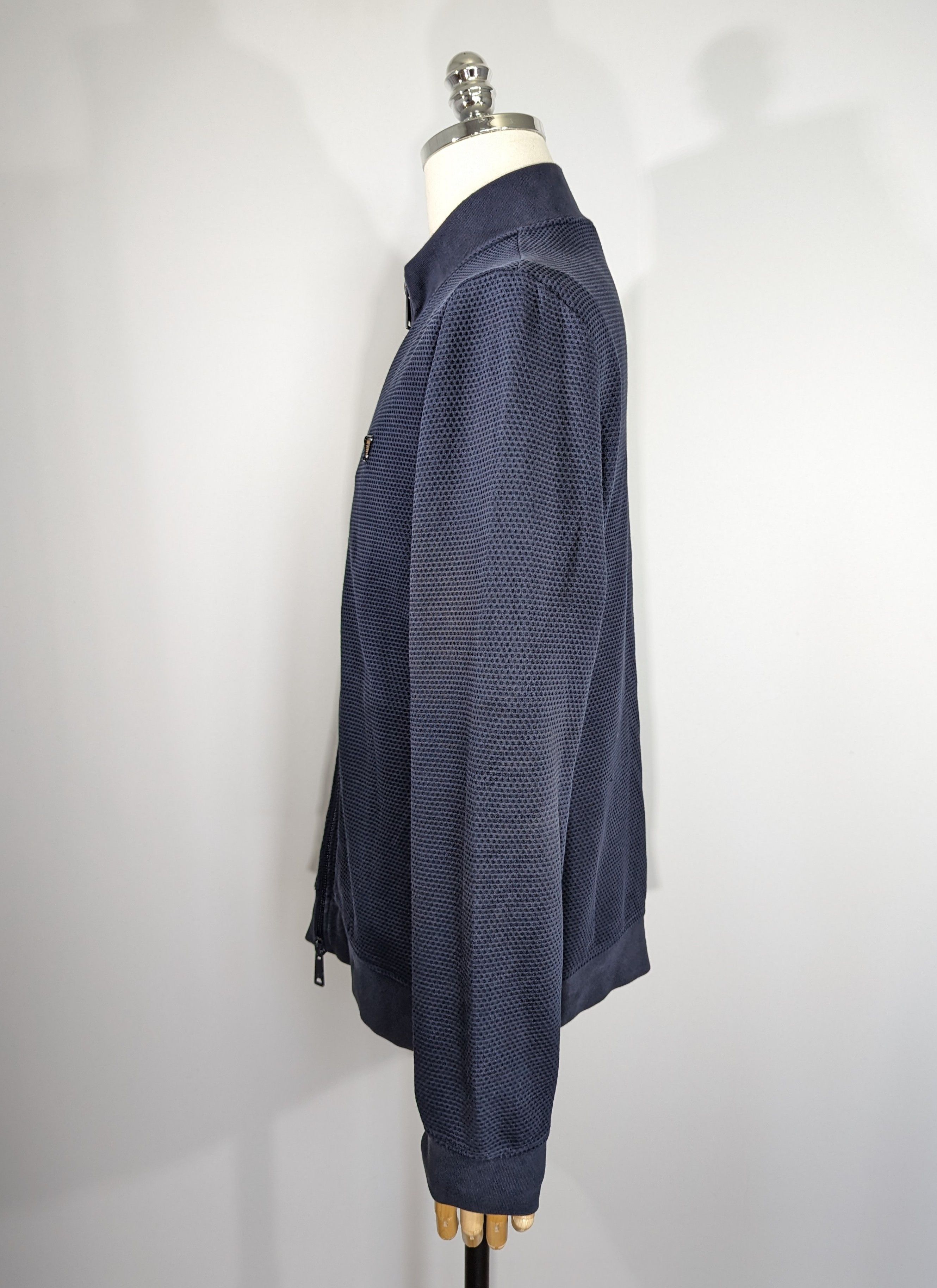 Armani Armani Jeans Men's Zip Knitted Sweater XL Navy Luxury Brand Size US XL / EU 56 / 4 - 20 Thumbnail