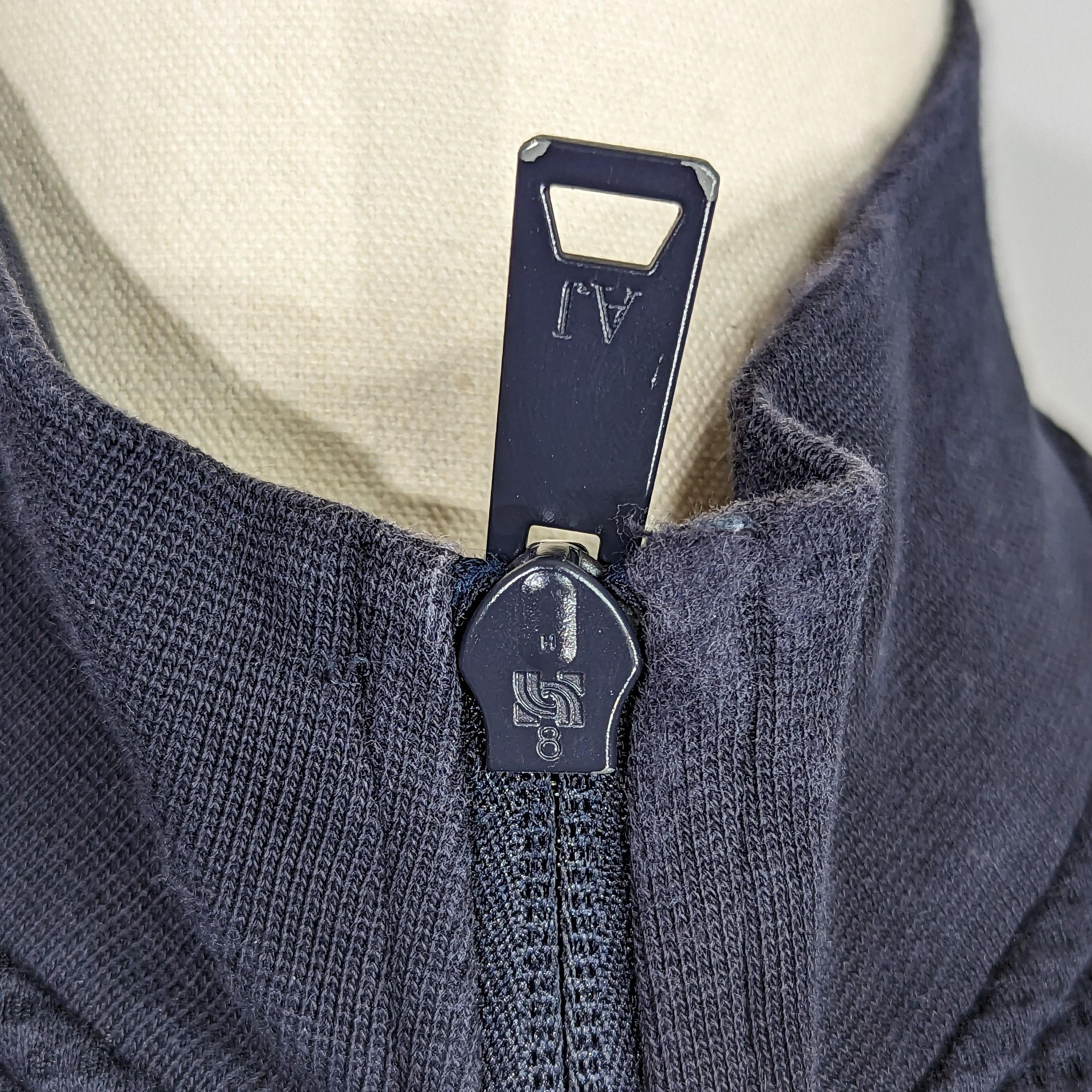Armani Armani Jeans Men's Zip Knitted Sweater XL Navy Luxury Brand Size US XL / EU 56 / 4 - 9 Thumbnail