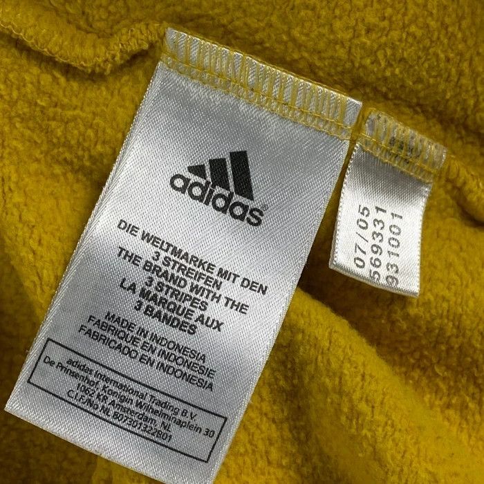 Adidas × Vintage Mens Hoodies Adidas Vintage Yellow Size S Size US S / EU 44-46 / 1 - 5 Thumbnail