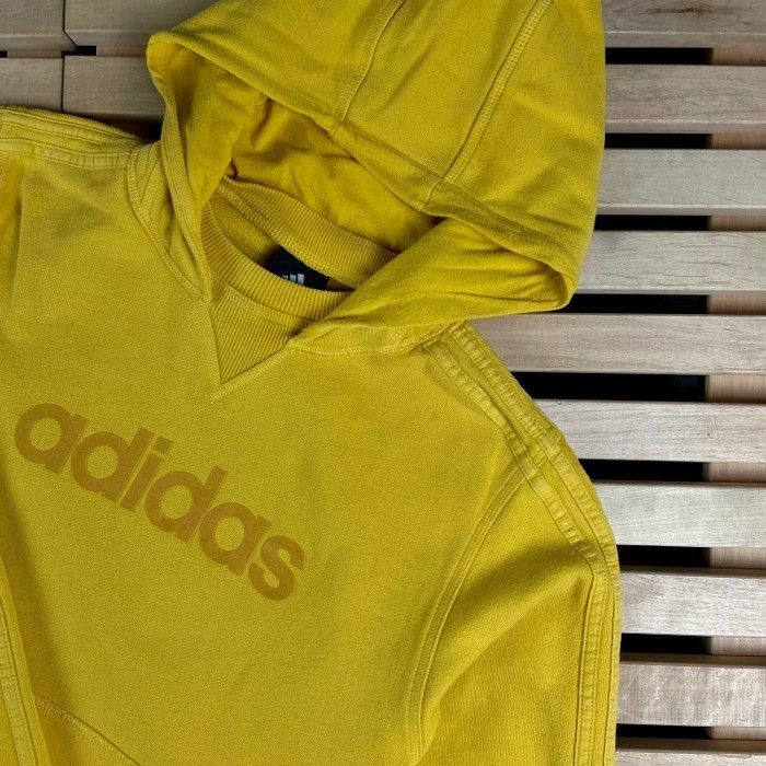 Adidas × Vintage Mens Hoodies Adidas Vintage Yellow Size S Size US S / EU 44-46 / 1 - 2 Thumbnail