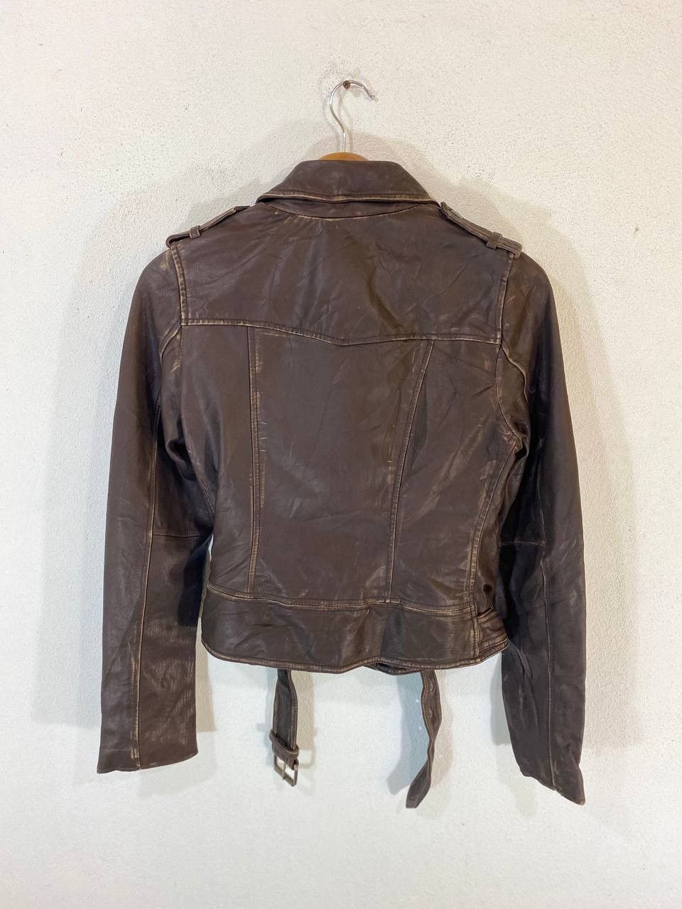 Old Navy Old Navy Full Leather Double Collar Jacket Nice Design Size US XS / EU 42 / 0 - 2 Thumbnail