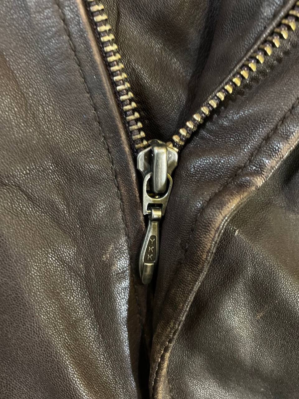 Old Navy Old Navy Full Leather Double Collar Jacket Nice Design Size US XS / EU 42 / 0 - 6 Thumbnail