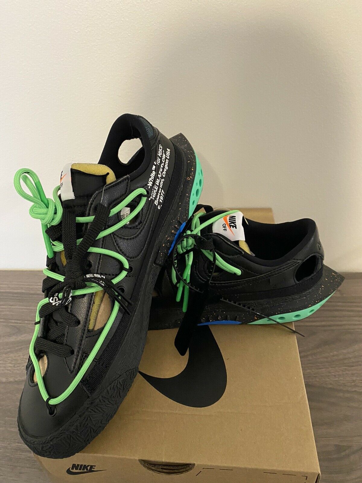 Nike × Off-White Nike Blazer Low x Off-White Black 6.5 Size US 6.5 / EU 39-40 - 2 Thumbnail