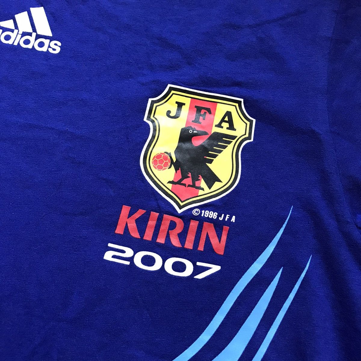 Adidas × Japanese Brand × Vintage VINTAGE 2007 REVERSIBLE JFA T-SHIRT NO 10 BY ADIDAS / KIRIN Size US L / EU 52-54 / 3 - 2 Thumbnail
