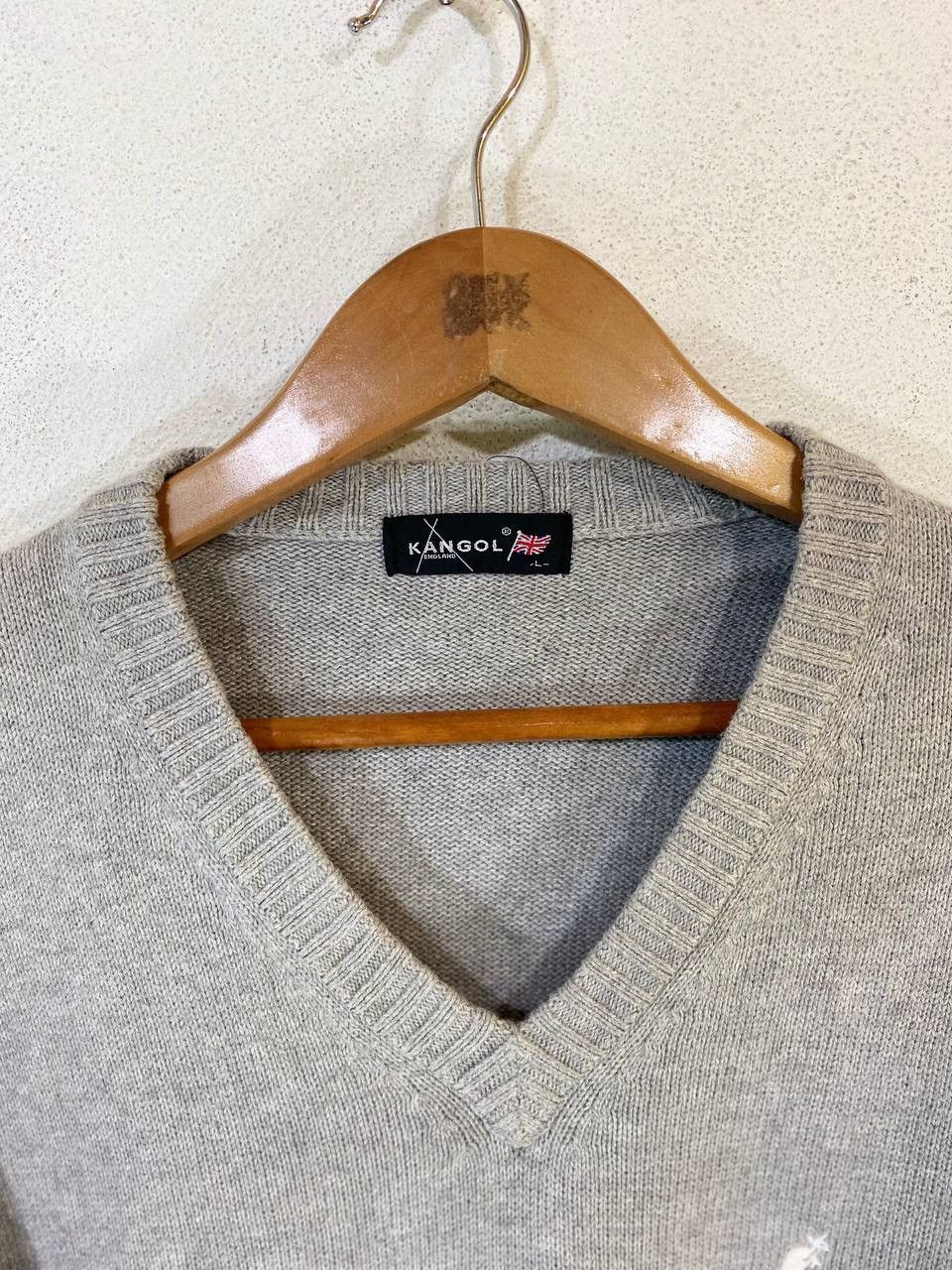 Kangol Kangol England Grey Knitwear Embroided Logo Size US L / EU 52-54 / 3 - 6 Thumbnail