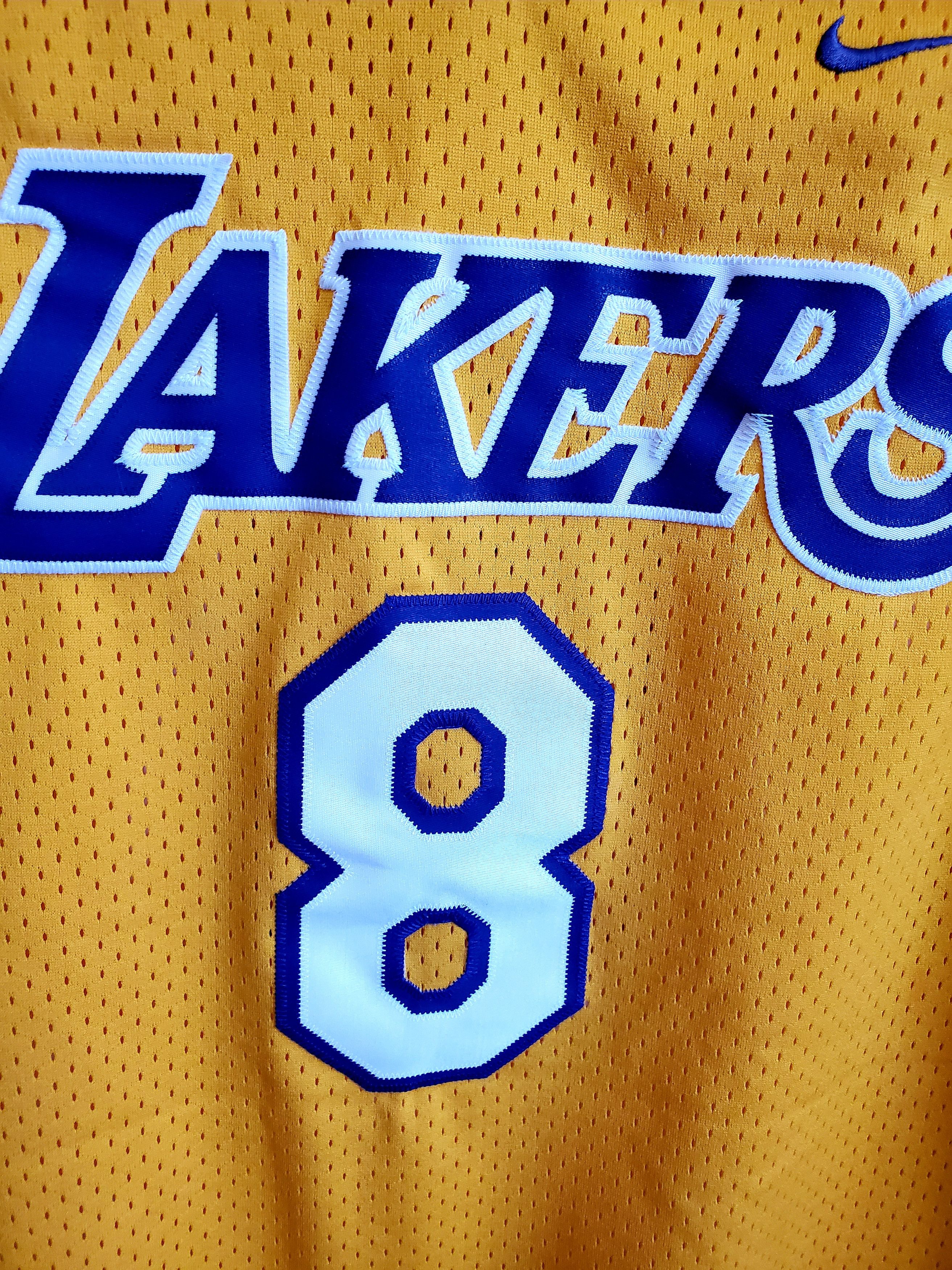 NBA × Nike × Vintage Vintage Nike KOBE BRYANT #8 Los Angeles LA Lakers Jersey Size US XL / EU 56 / 4 - 2 Thumbnail