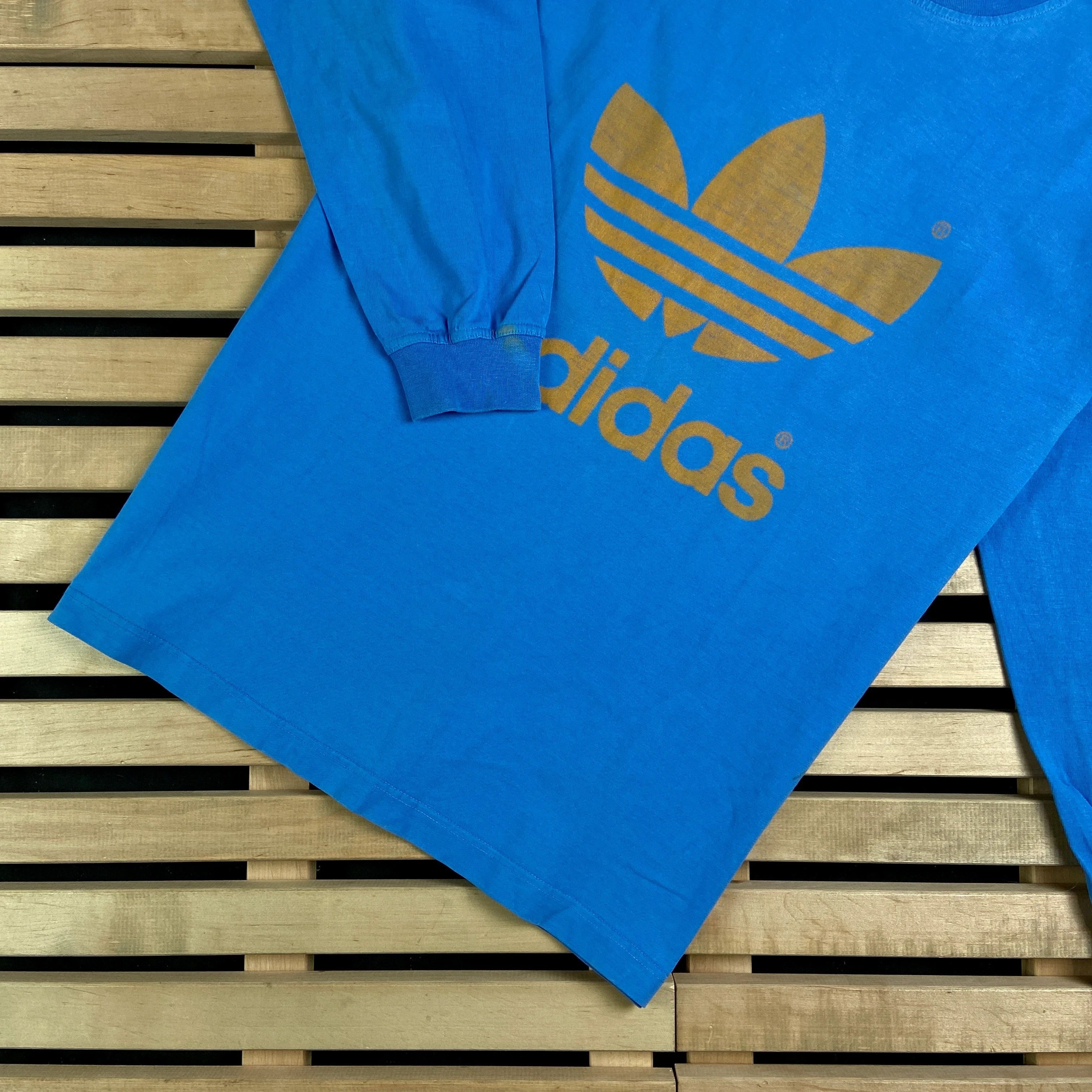 Adidas × Vintage Sweatshirt Long Sleeve Adidas Originals Vintage Size M Size US M / EU 48-50 / 2 - 3 Thumbnail