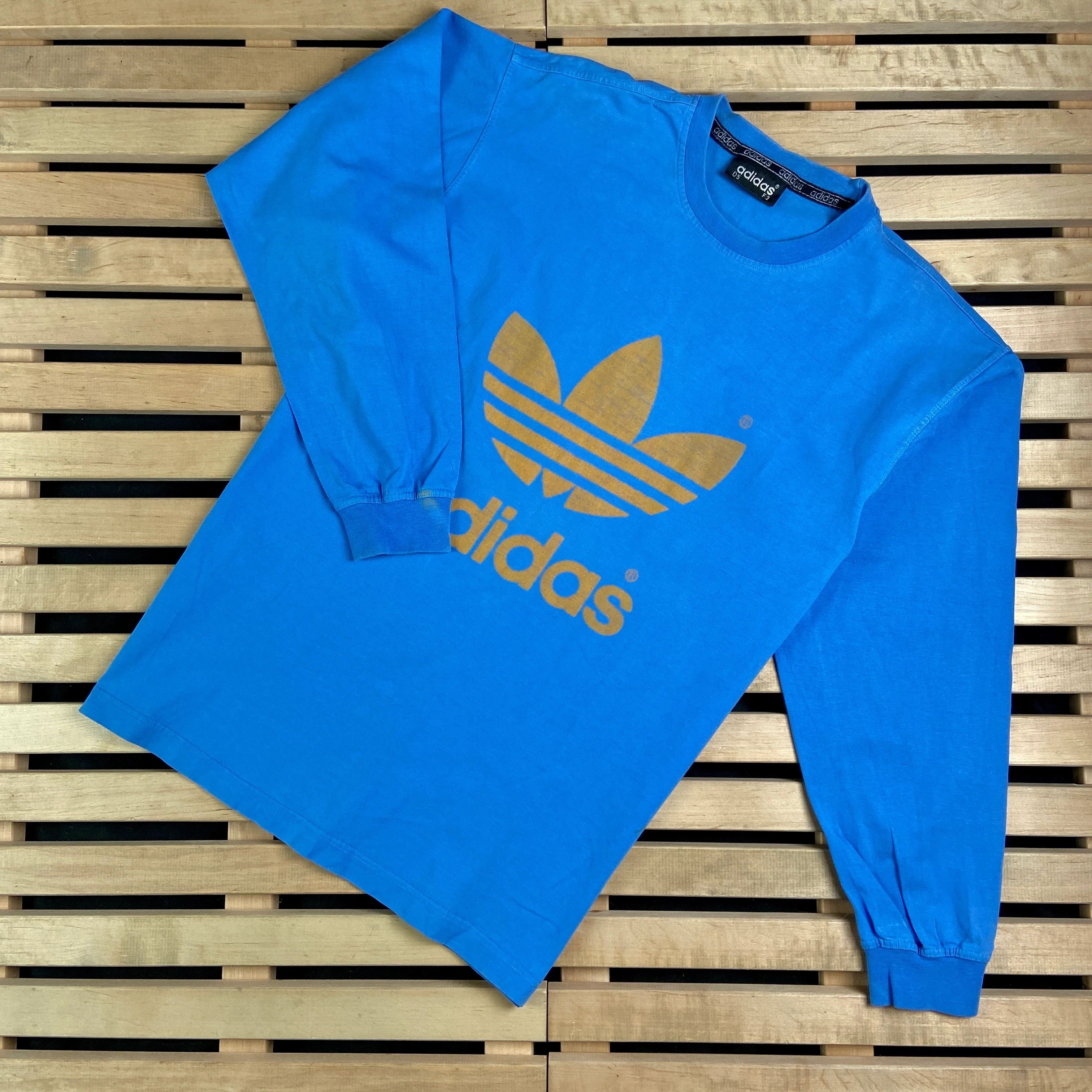 Adidas × Vintage Sweatshirt Long Sleeve Adidas Originals Vintage Size M Size US M / EU 48-50 / 2 - 1 Thumbnail