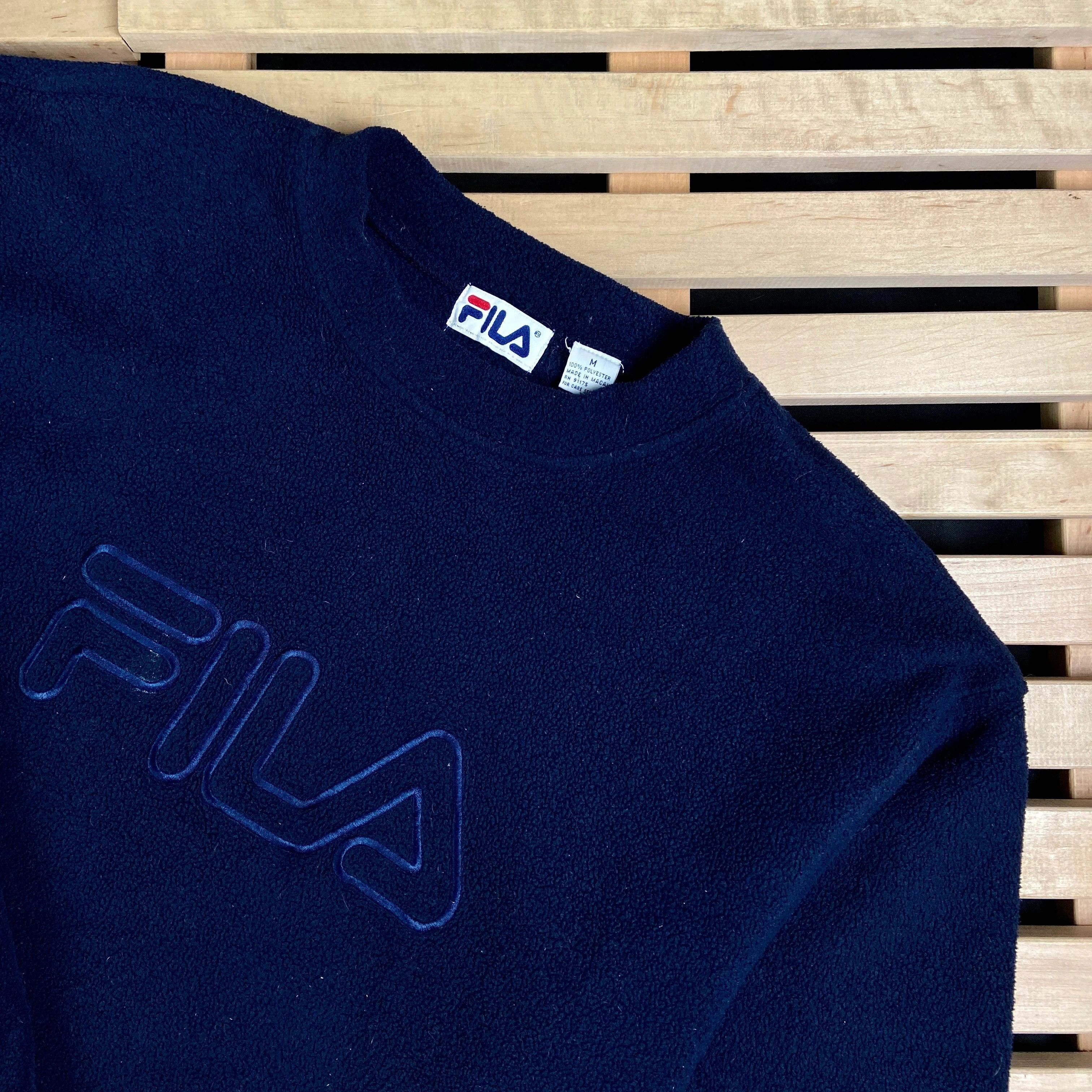 Fila × Vintage Mens Sweatshirt Fila Vintage Big Logo Size M Size US M / EU 48-50 / 2 - 2 Thumbnail