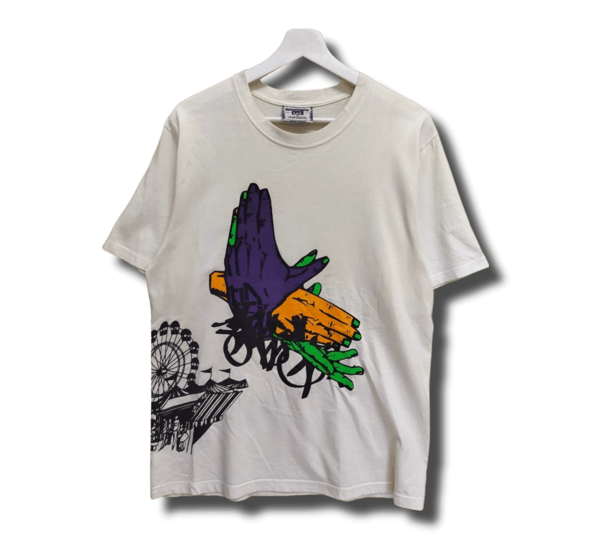 Vintage Vintage Lee X Metamor Host Deejay Tshirt Size US L / EU 52-54 / 3 - 1 Thumbnail