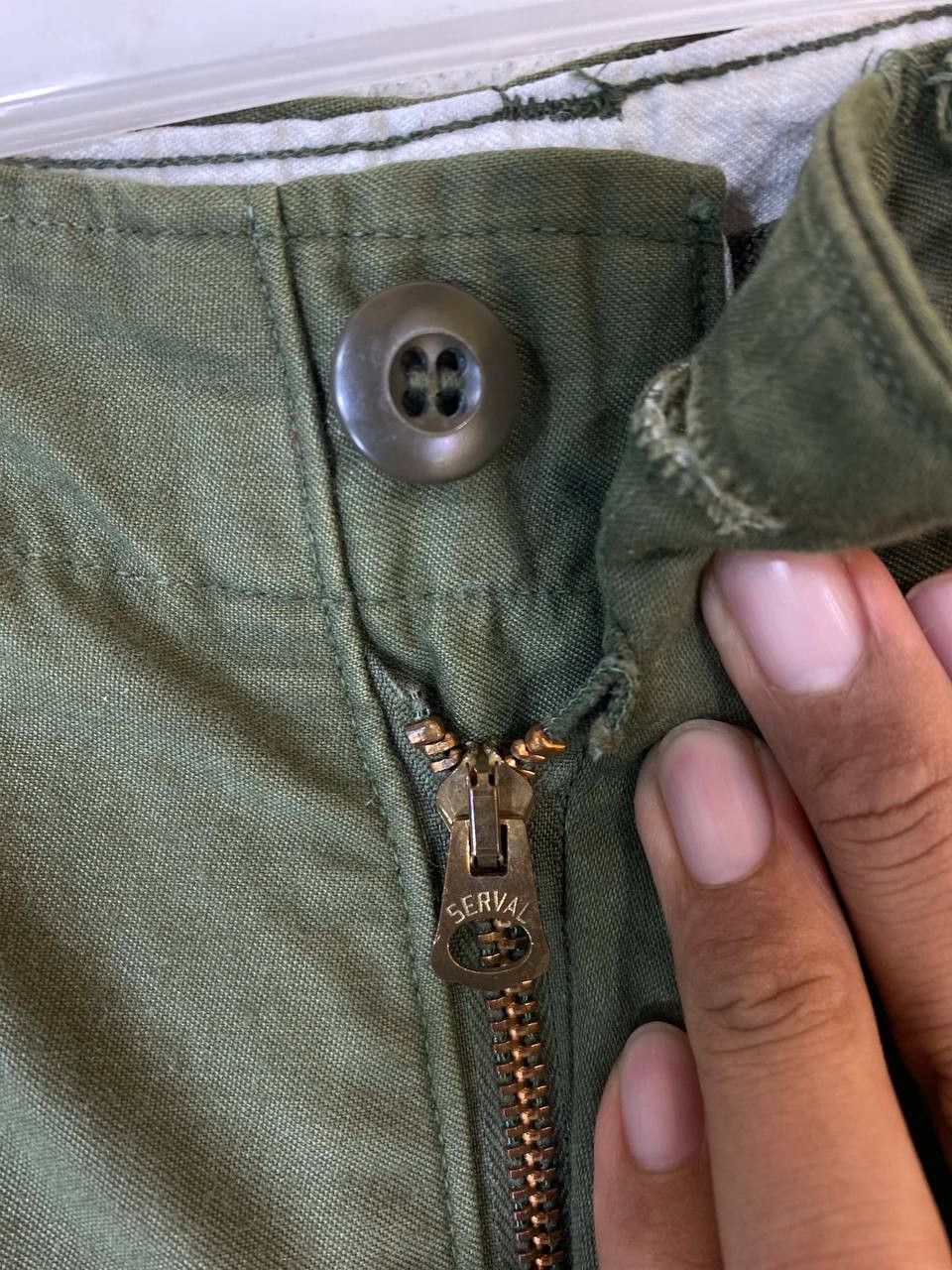 Vintage vintage us army sateen cold wheater pants serval zipper Size US 32 / EU 48 - 10 Thumbnail