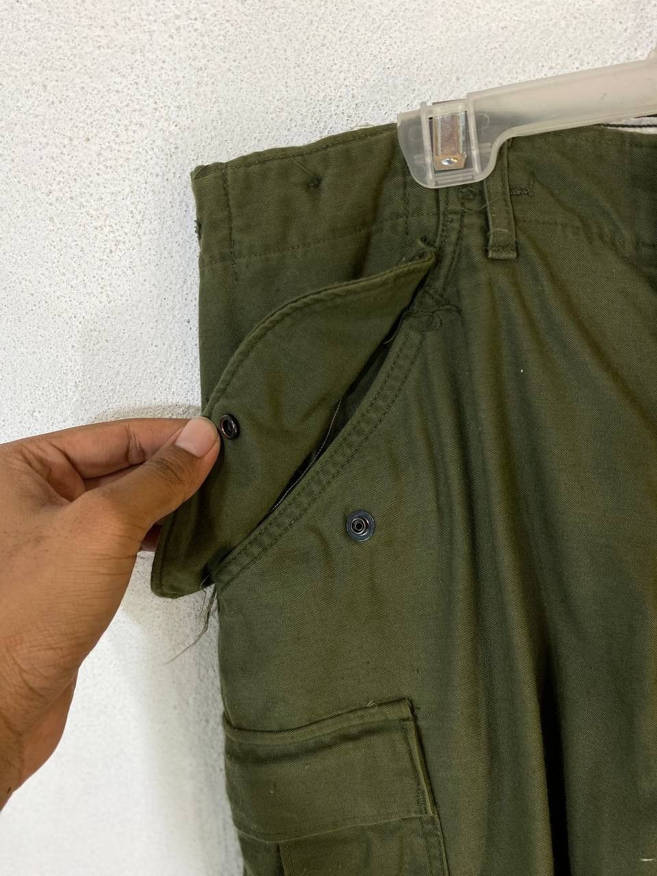 Vintage vintage us army sateen cold wheater pants serval zipper Size US 32 / EU 48 - 9 Thumbnail