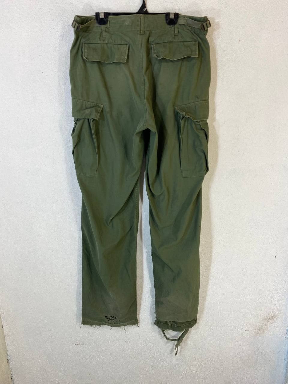 image of Military x Vintage OG 107 Us Army Pants Scovill Zipper in Army Green, Men's (Size 34)