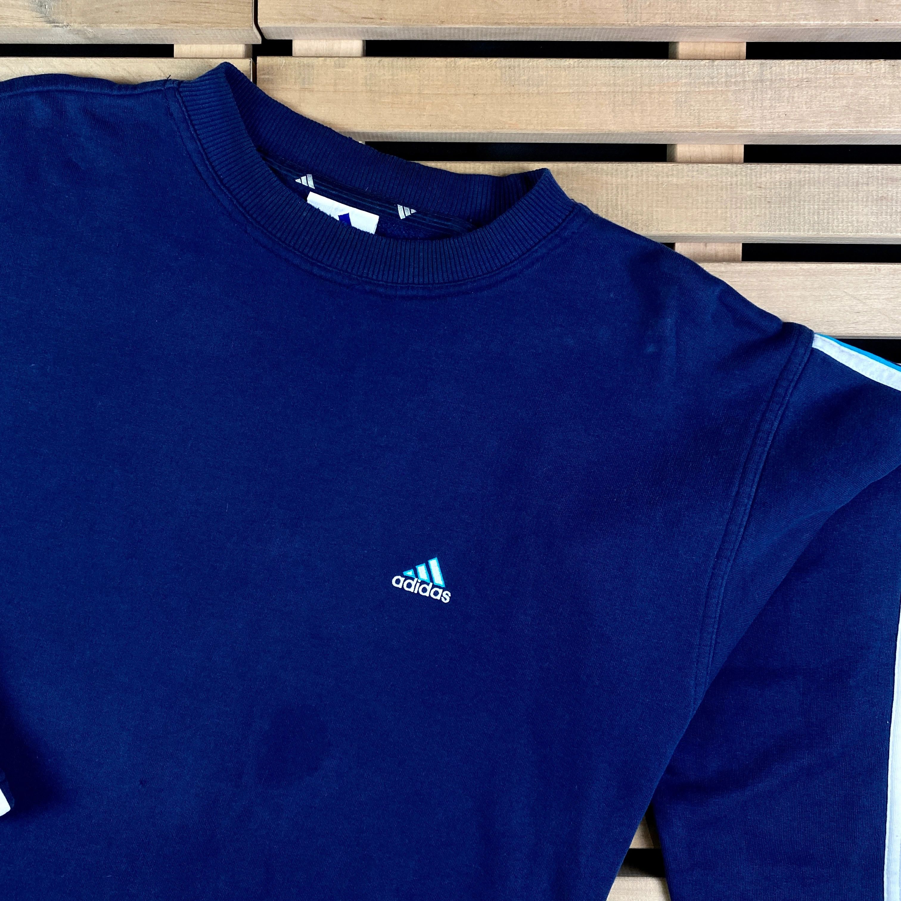 Adidas × Vintage Mens Sweatshirt Long Sleeve Adidas Vintage Size M Size US M / EU 48-50 / 2 - 2 Thumbnail