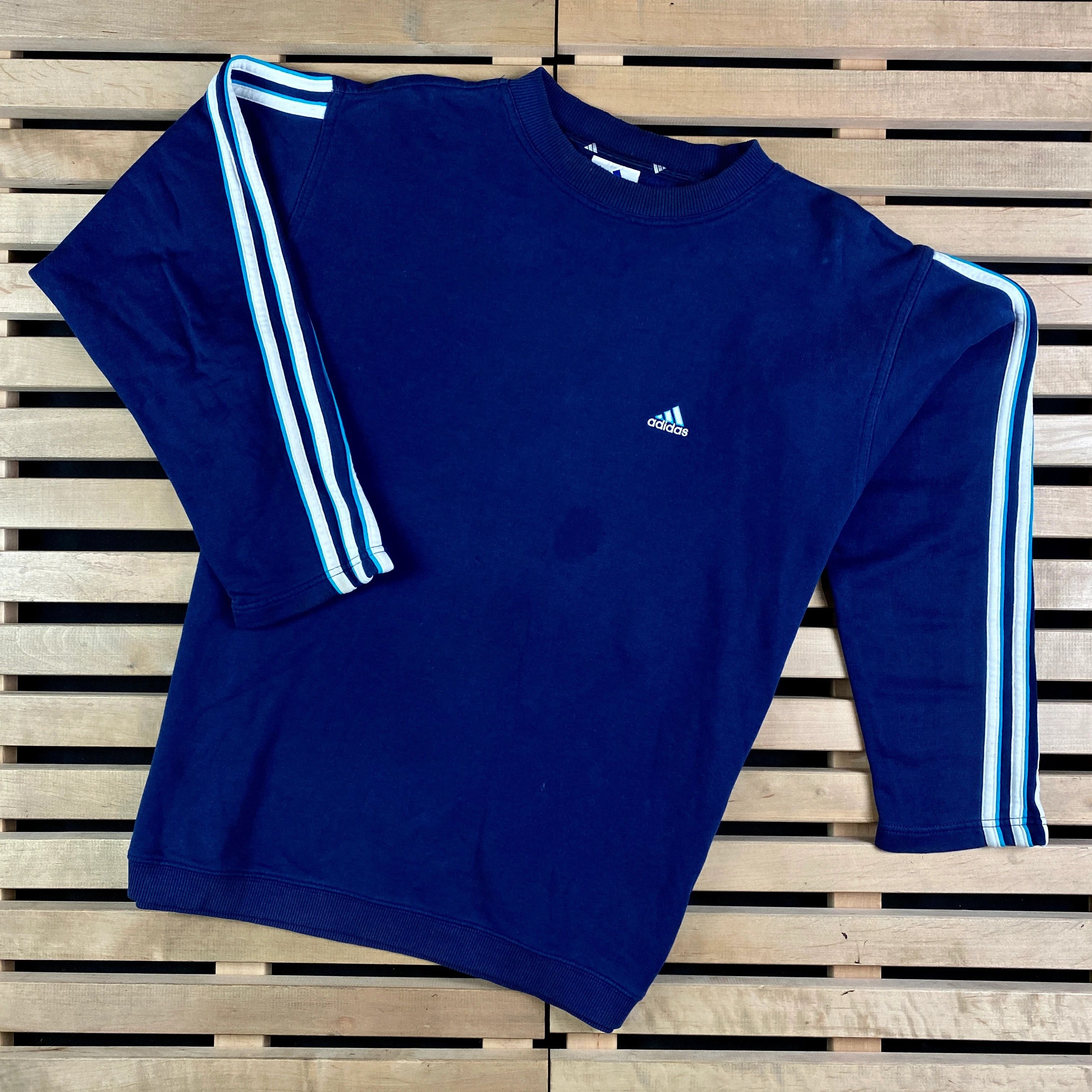 Adidas × Vintage Mens Sweatshirt Long Sleeve Adidas Vintage Size M Size US M / EU 48-50 / 2 - 1 Thumbnail