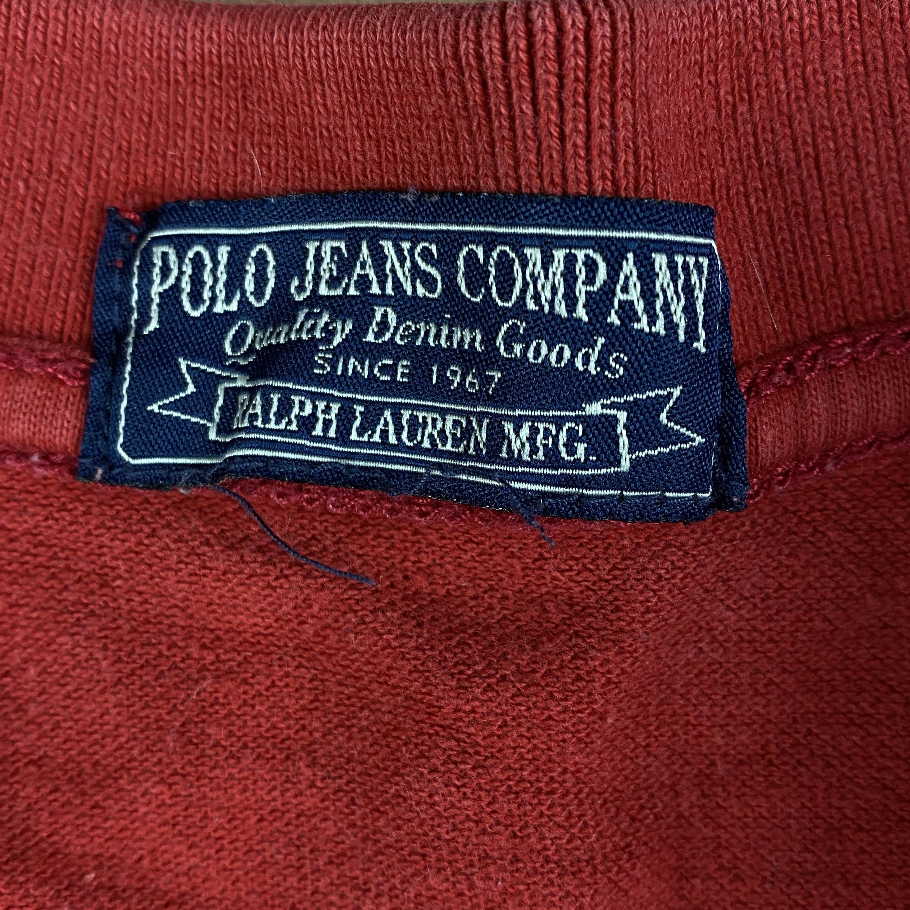 Polo Ralph Lauren × Ralph Lauren × Vintage Mens Polo Long Sleeve Polo Jeans Ralph Lauren Vintage Size M Size US M / EU 48-50 / 2 - 4 Thumbnail
