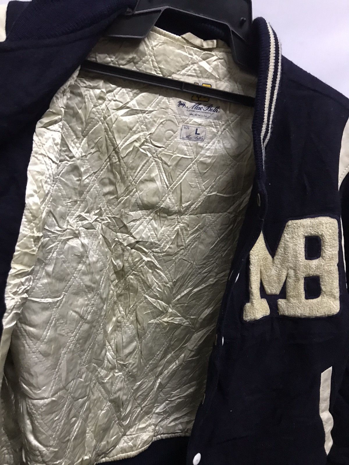 Macbeth × Vintage Vintage varsity jacket Mac Beth Size US L / EU 52-54 / 3 - 7 Thumbnail